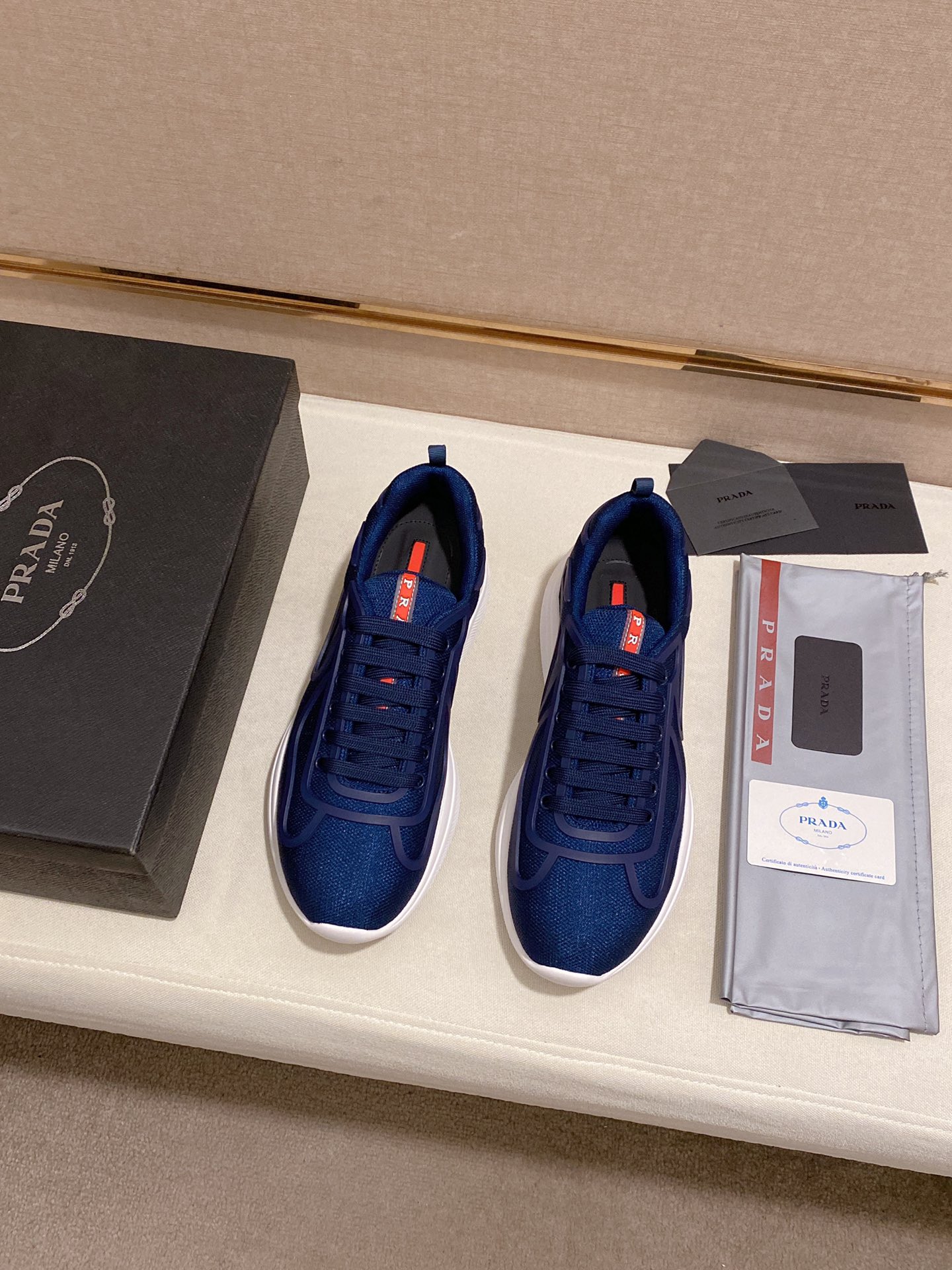 Prada America's Cup sneaker 20 - vstockx