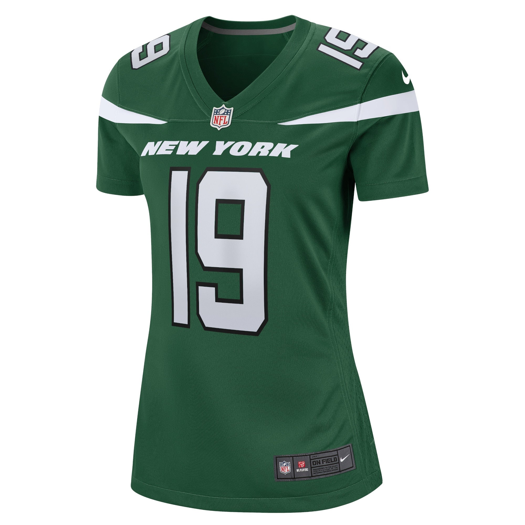 Women's Nike Joe Flacco Gotham Green New York Jets Player Game Jersey - vstockx