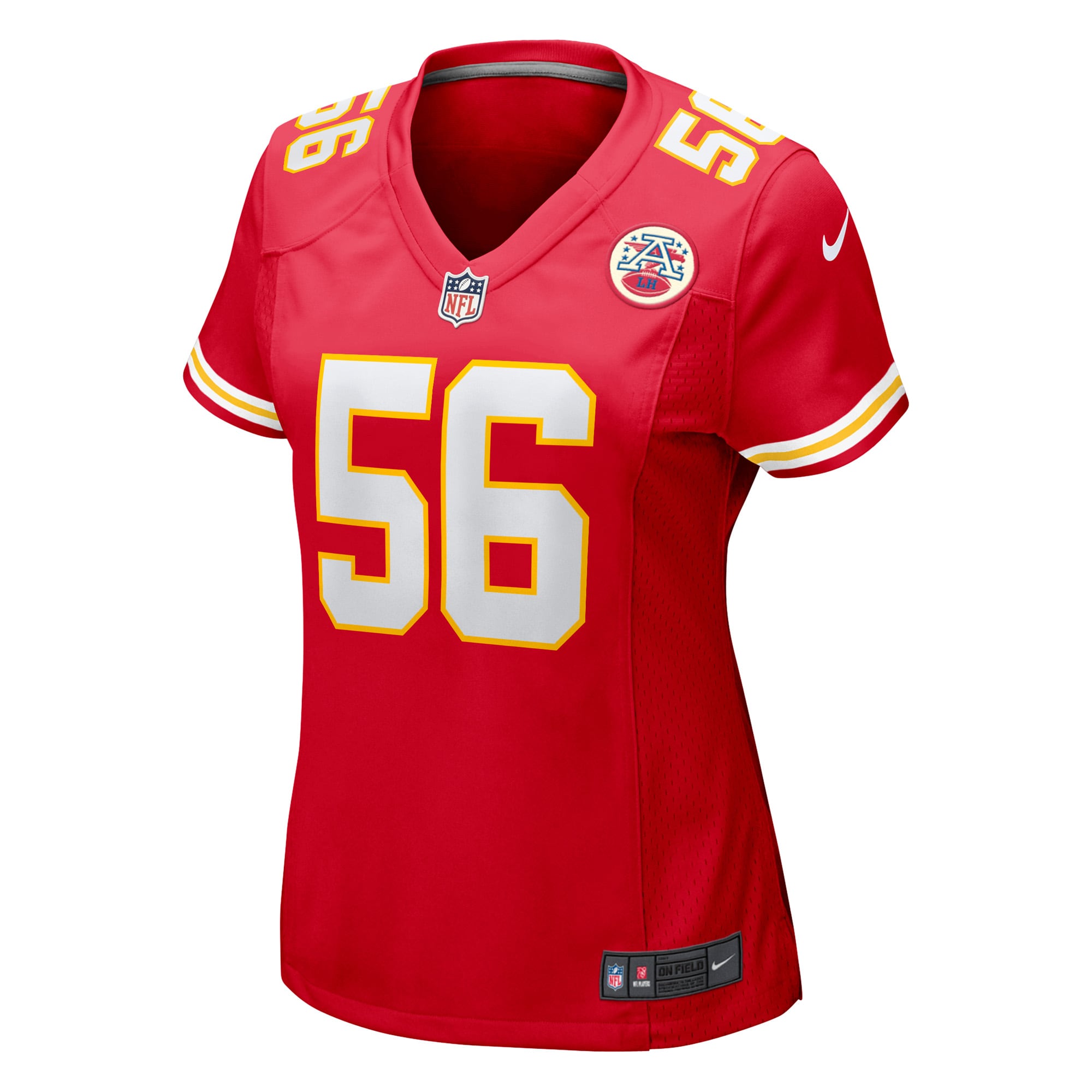 George Karlaftis Kansas City Chiefs Nike Women's Game Player Jersey - Red - vstockx