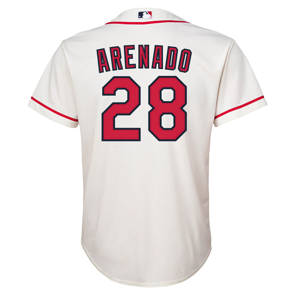 Youth St. Louis Cardinals Nolan Arenado Alternate Player Jersey - Cream - vstockx
