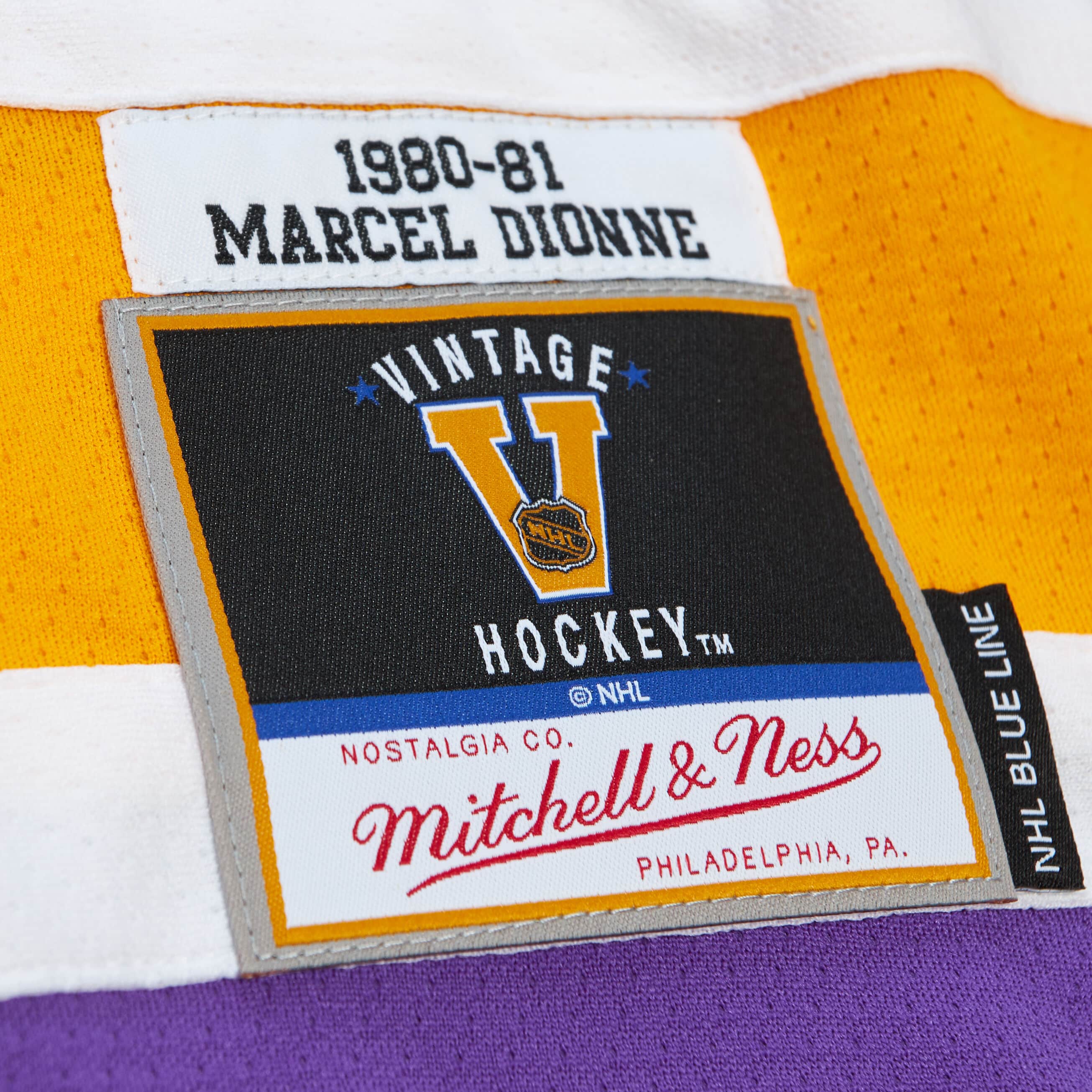Blue Line Marcel Dionne Los Angeles Kings 1980 Jersey - vstockx