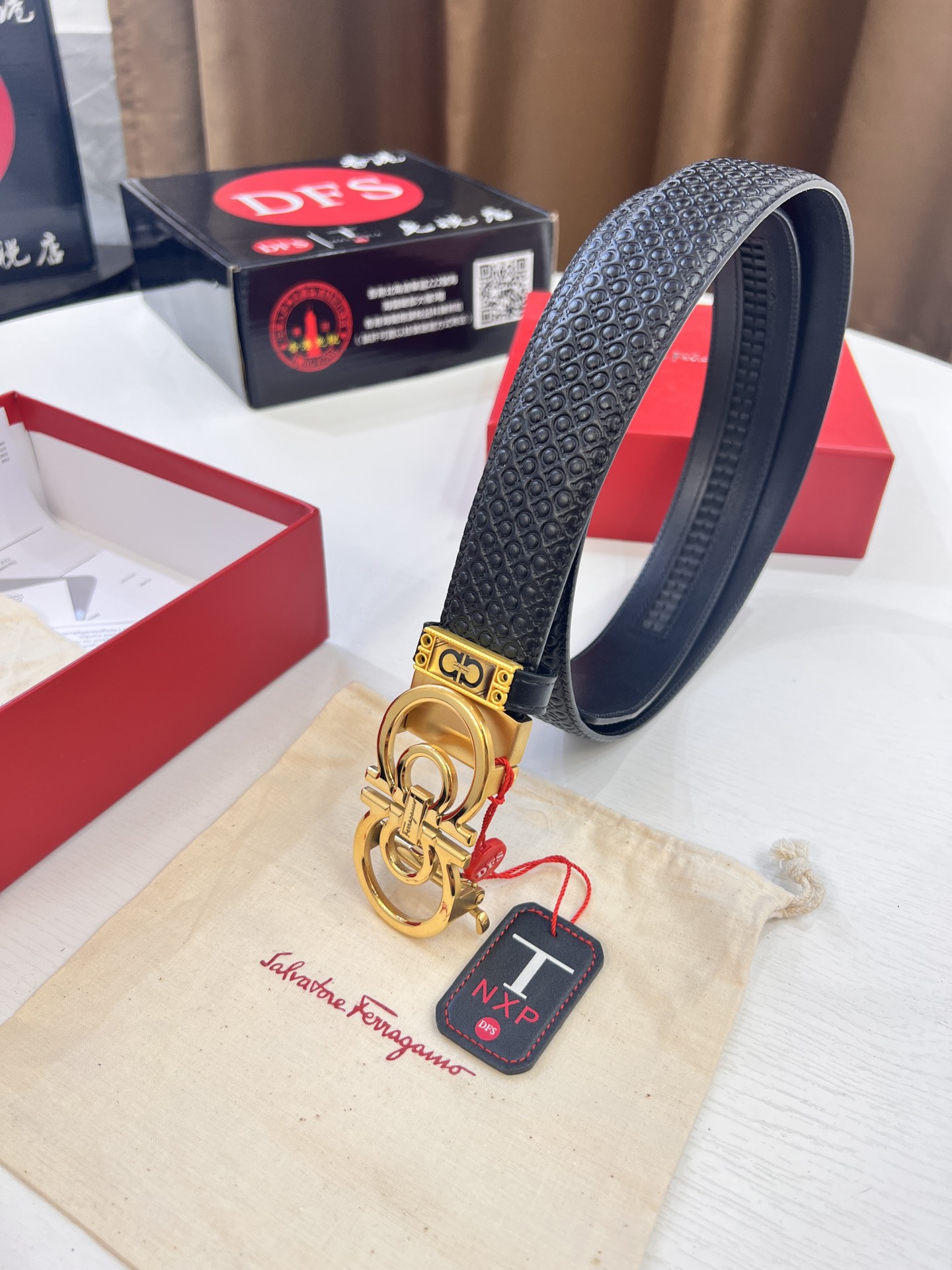 Streetwear Belt Ferragamo 320362 size:3.5cm - vstockx