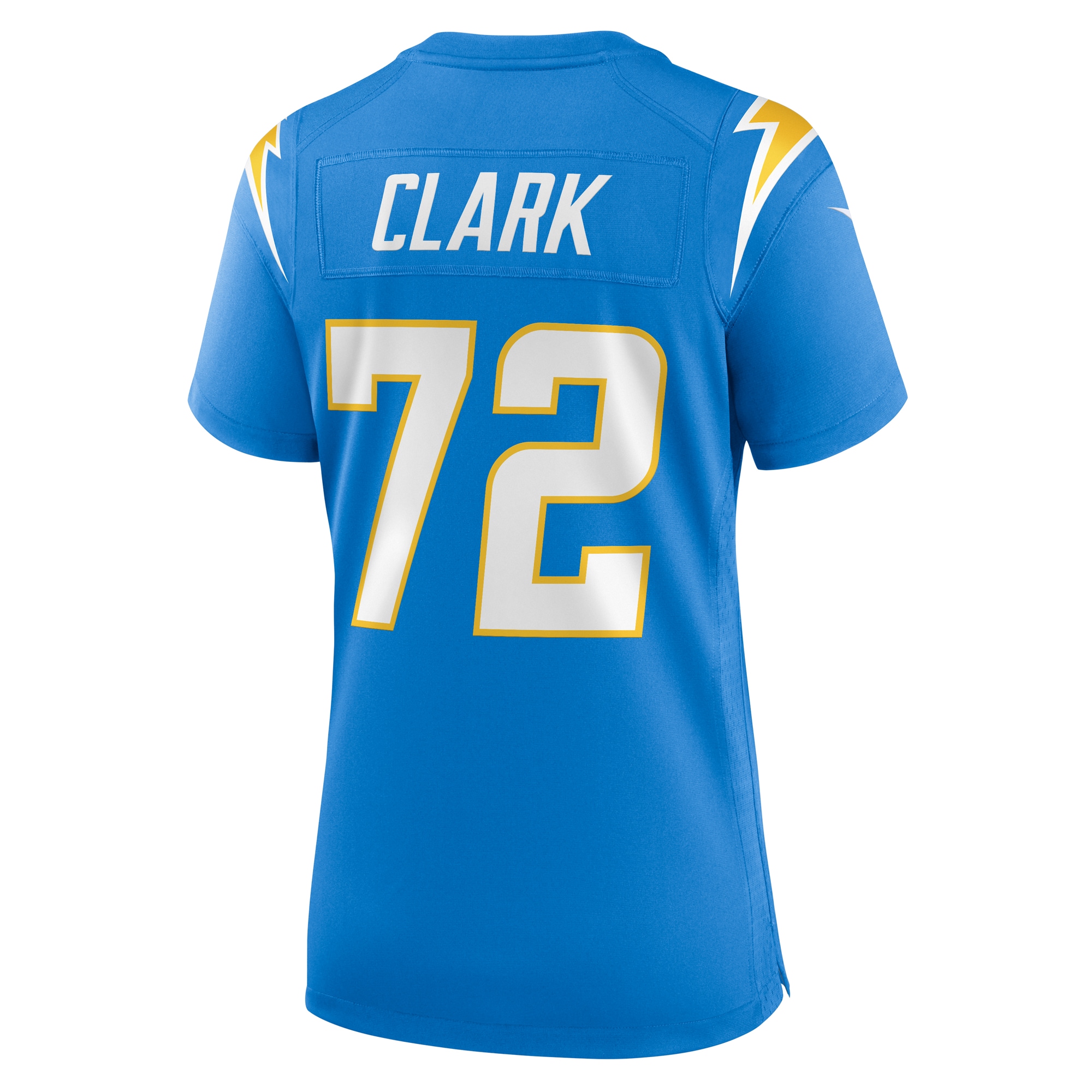 Jerrod Clark Los Angeles Chargers Nike Women's Team Game Jersey - Powder Blue - vstockx