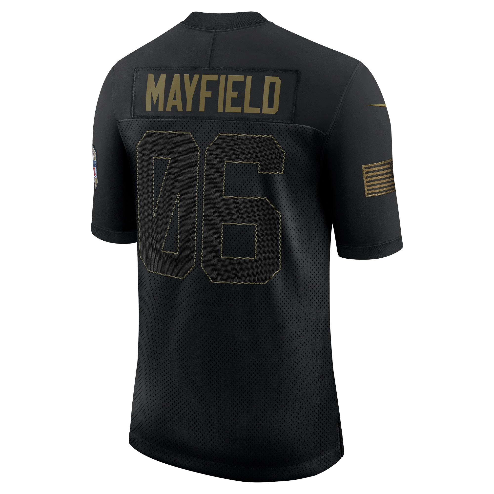 Baker Mayfield Cleveland Browns Nike 2020 Salute To Service Limited Jersey - Black - vstockx