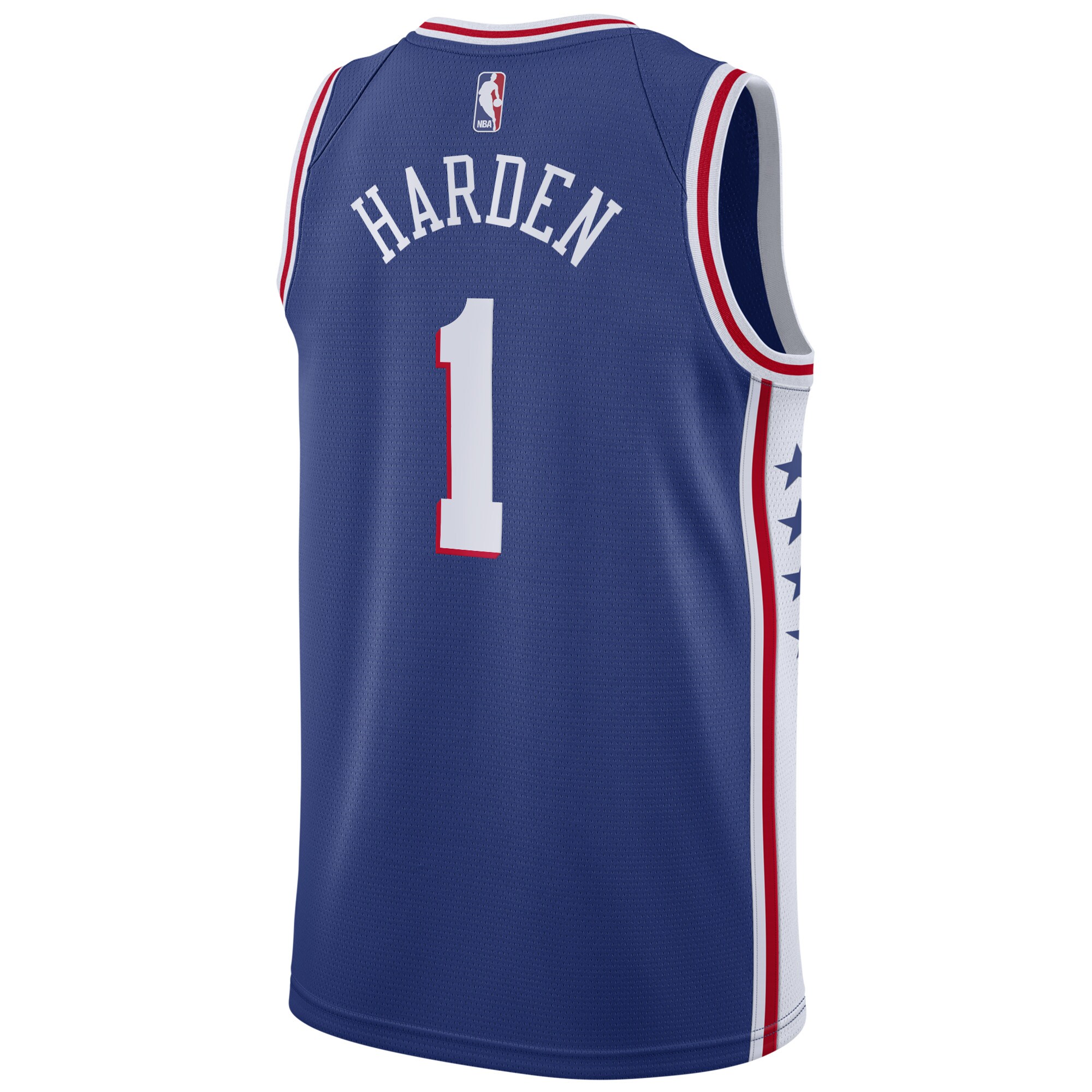 James Harden Philadelphia 76ers Nike Swingman Jersey - Icon Edition - Royal - vstockx