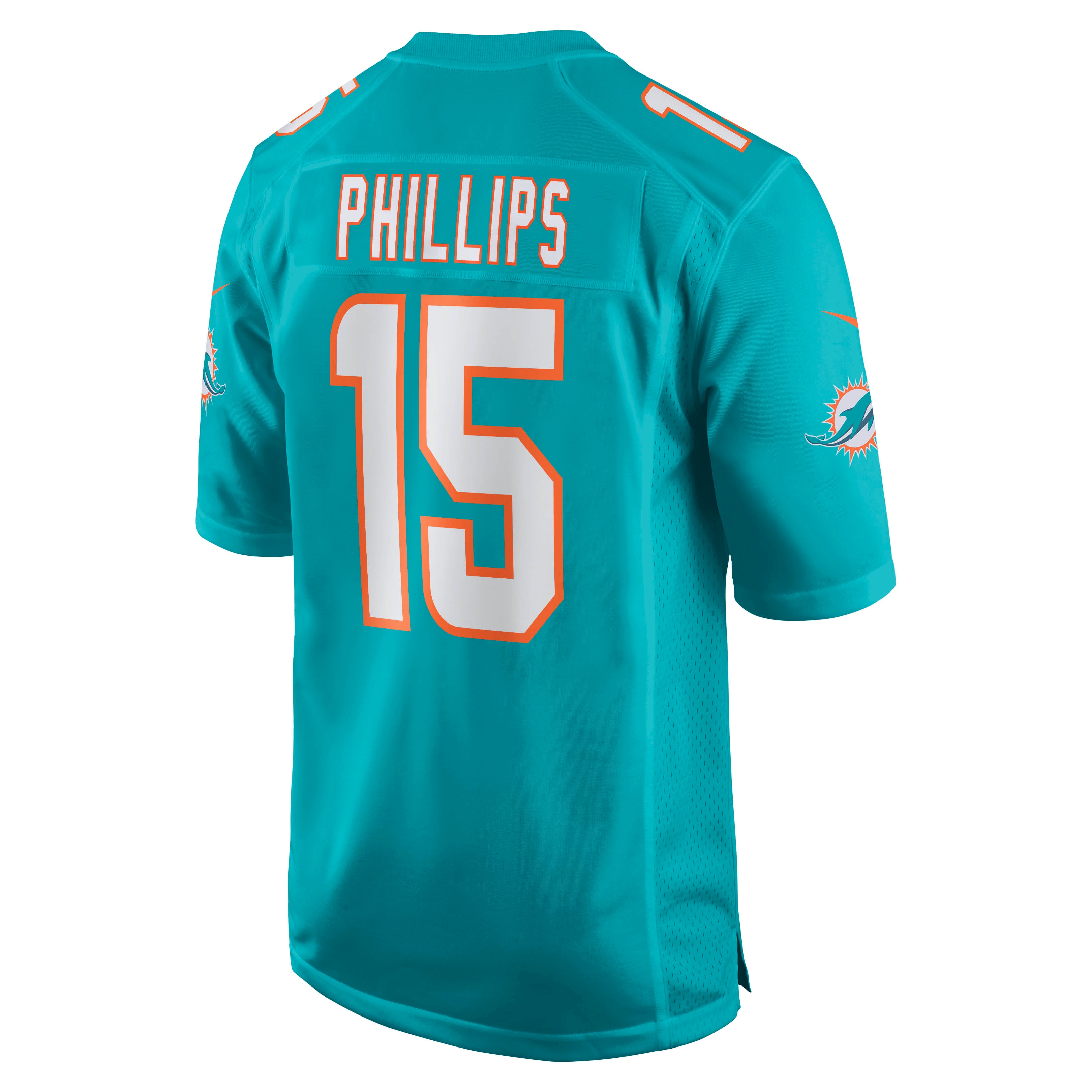 Jaelan Phillips Miami Dolphins Nike Game Player Jersey - Aqua - vstockx