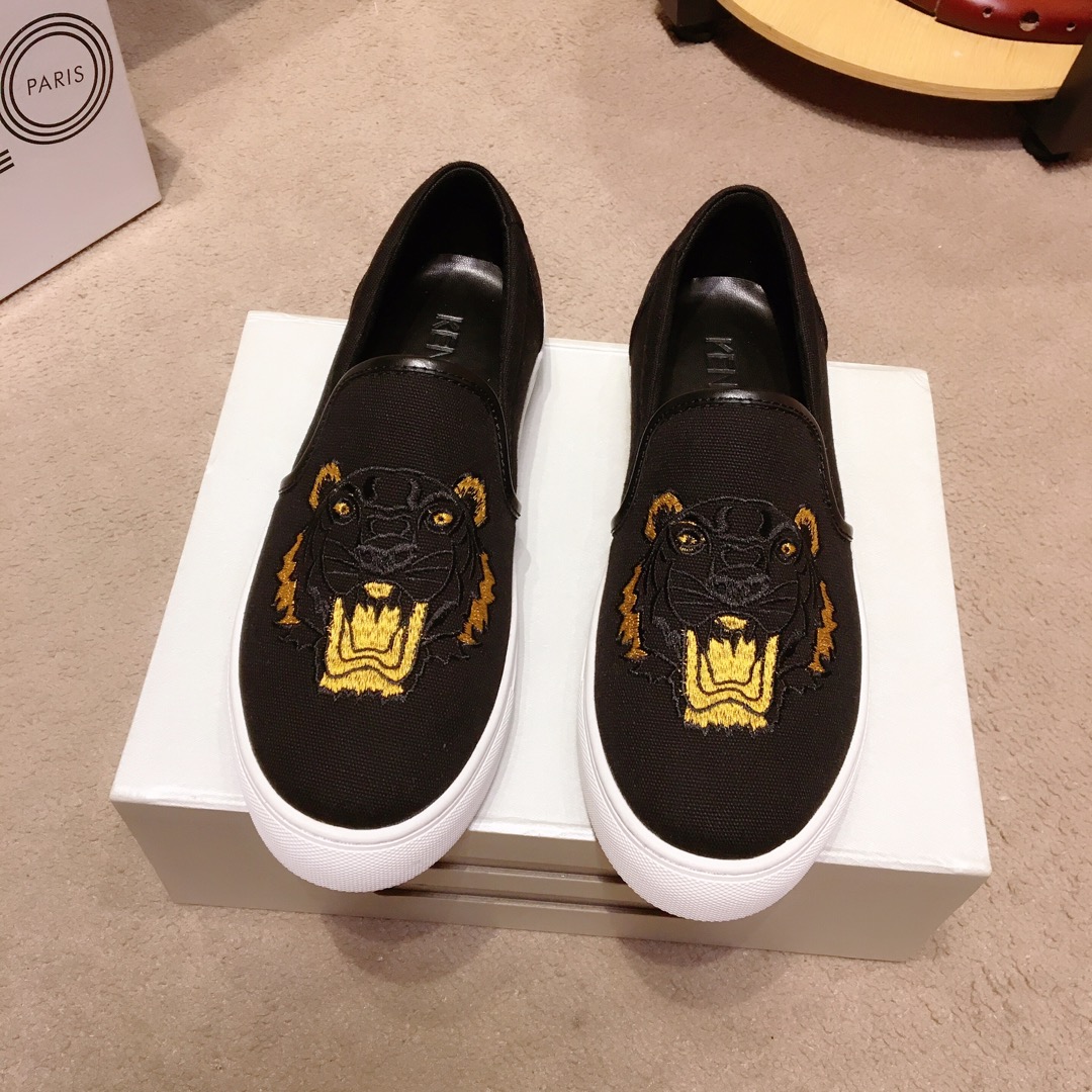 Kenzo K-SKATE Tiger canvas slip-on sneakers 17 - vstockx