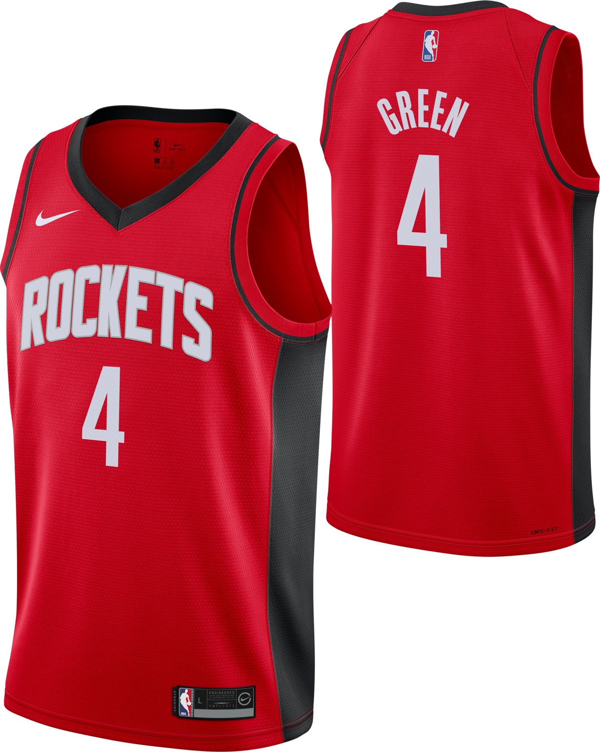 Nike Youth Houston Rockets Jalen Green #0 Swingman Icon Jersey - vstockx