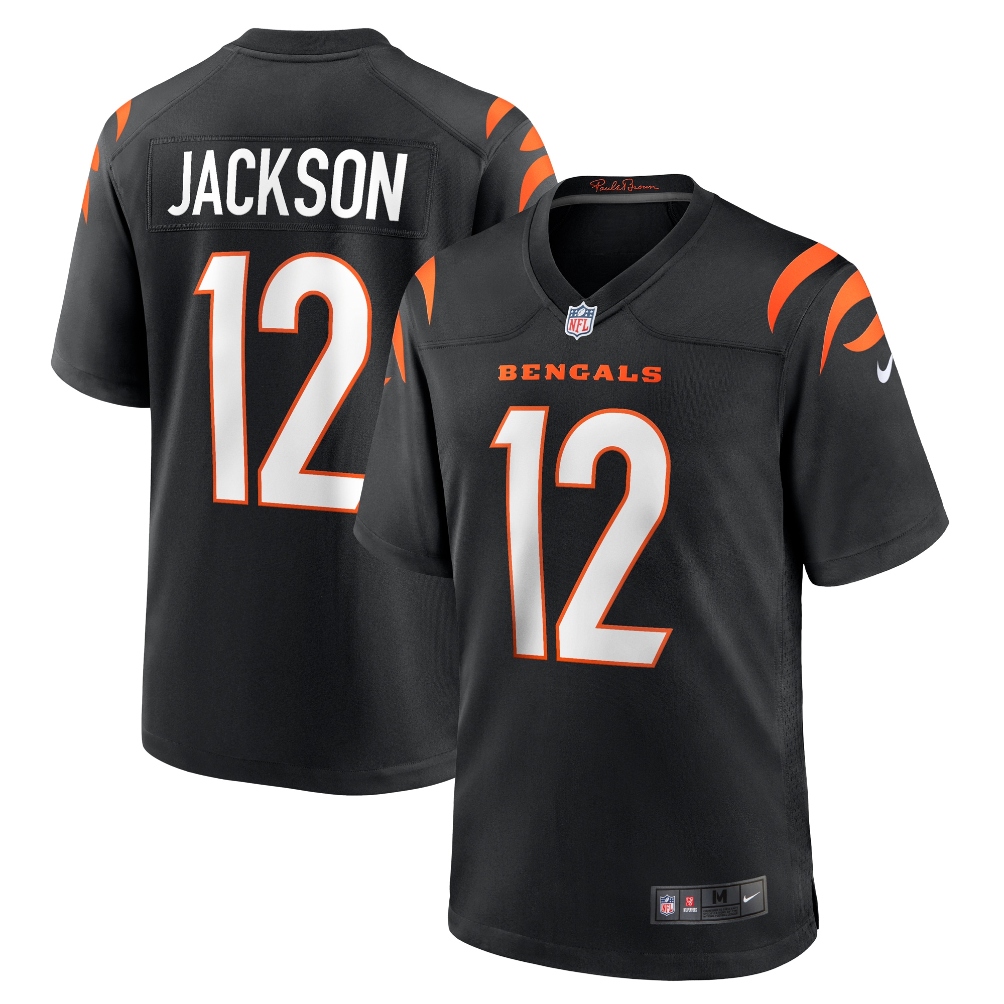 Shedrick Jackson Cincinnati Bengals Nike Team Game Jersey - Black - vstockx