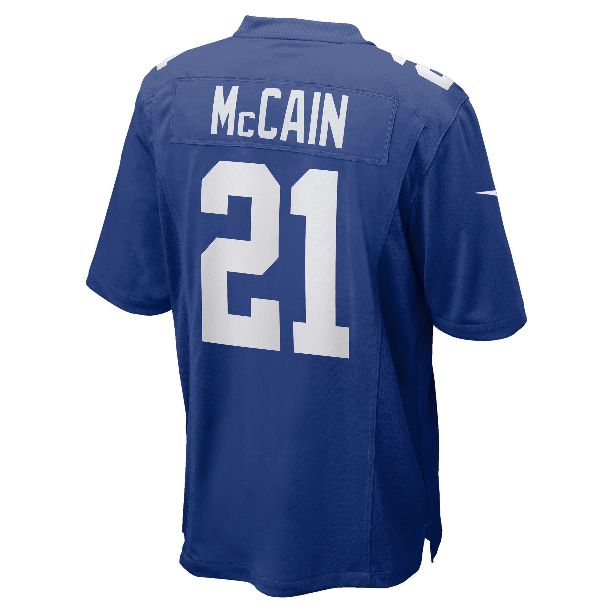 Men's Nike Bobby McCain Royal New York Giants Game Player Jersey - vstockx