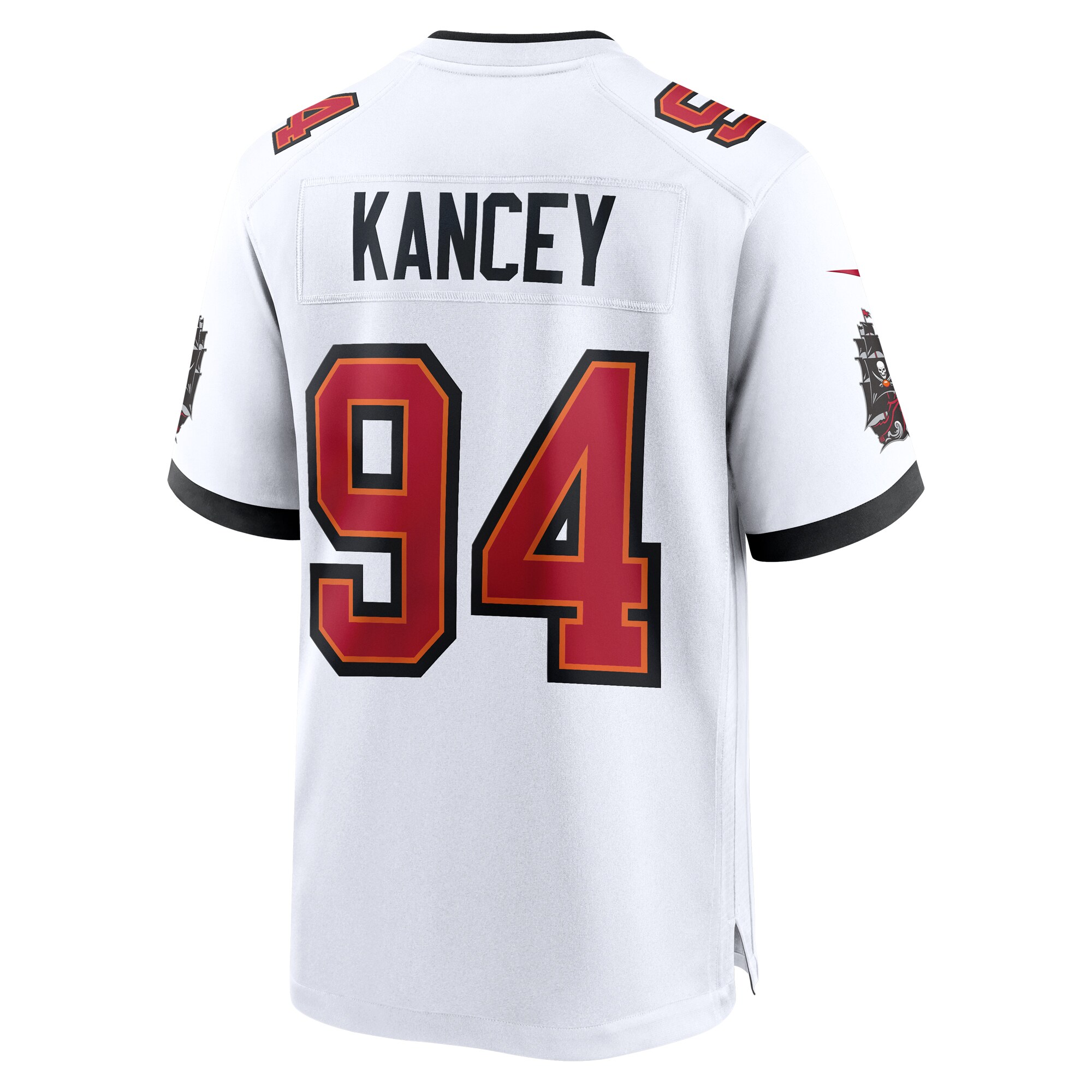 Calijah Kancey Tampa Bay Buccaneers Nike Game Jersey - White - vstockx