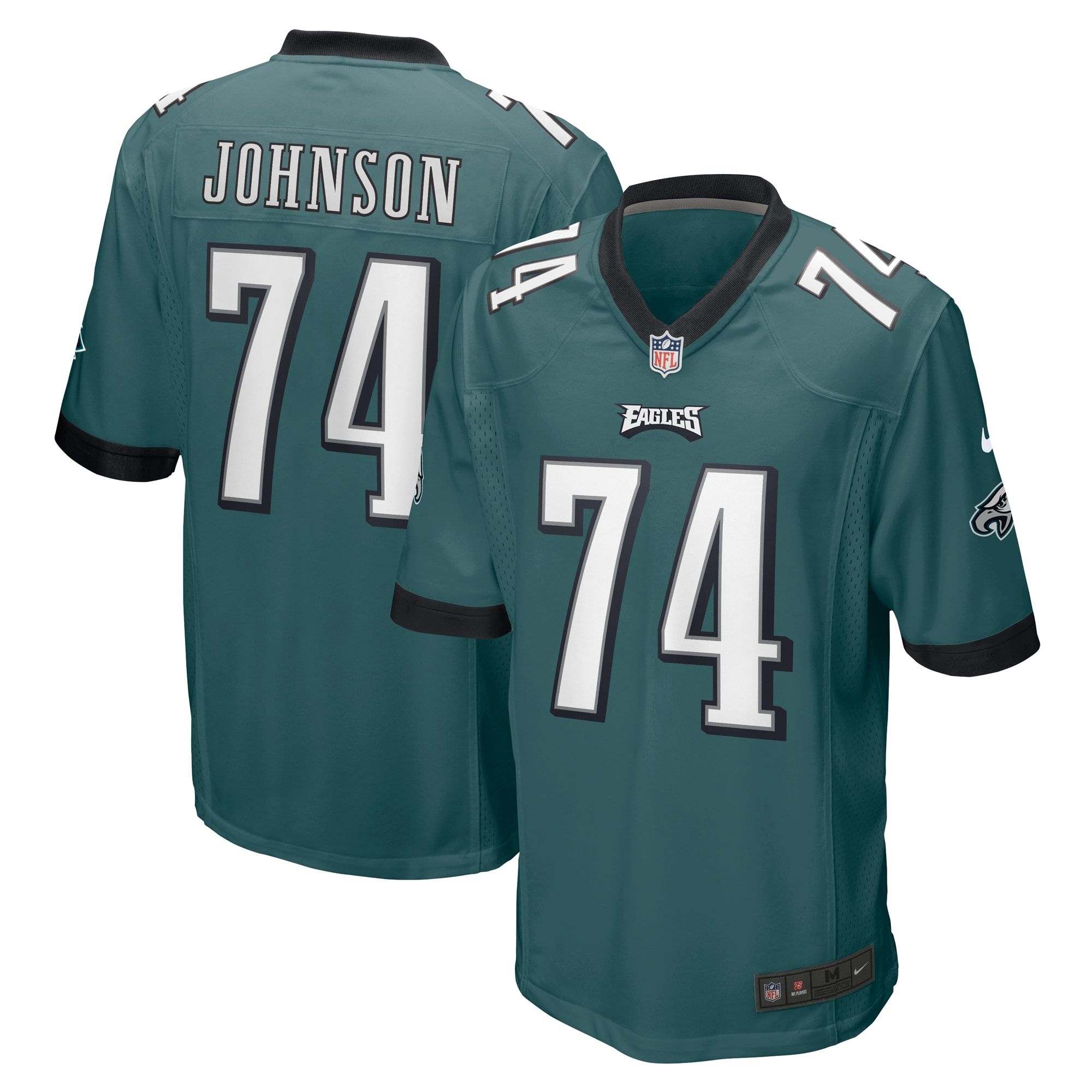 Fred Johnson Philadelphia Eagles Nike Team Game Jersey - Midnight Green - vstockx