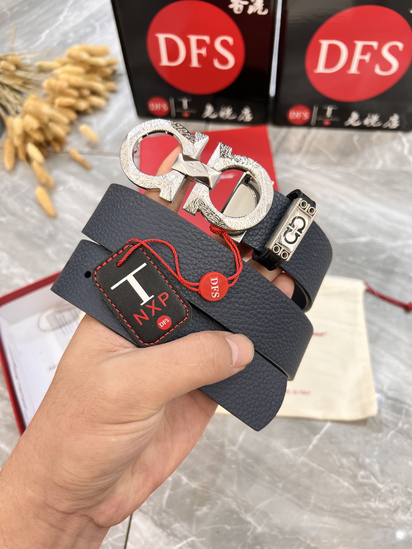 Streetwear Belt Ferragamo 319943 size:3.5cm - vstockx