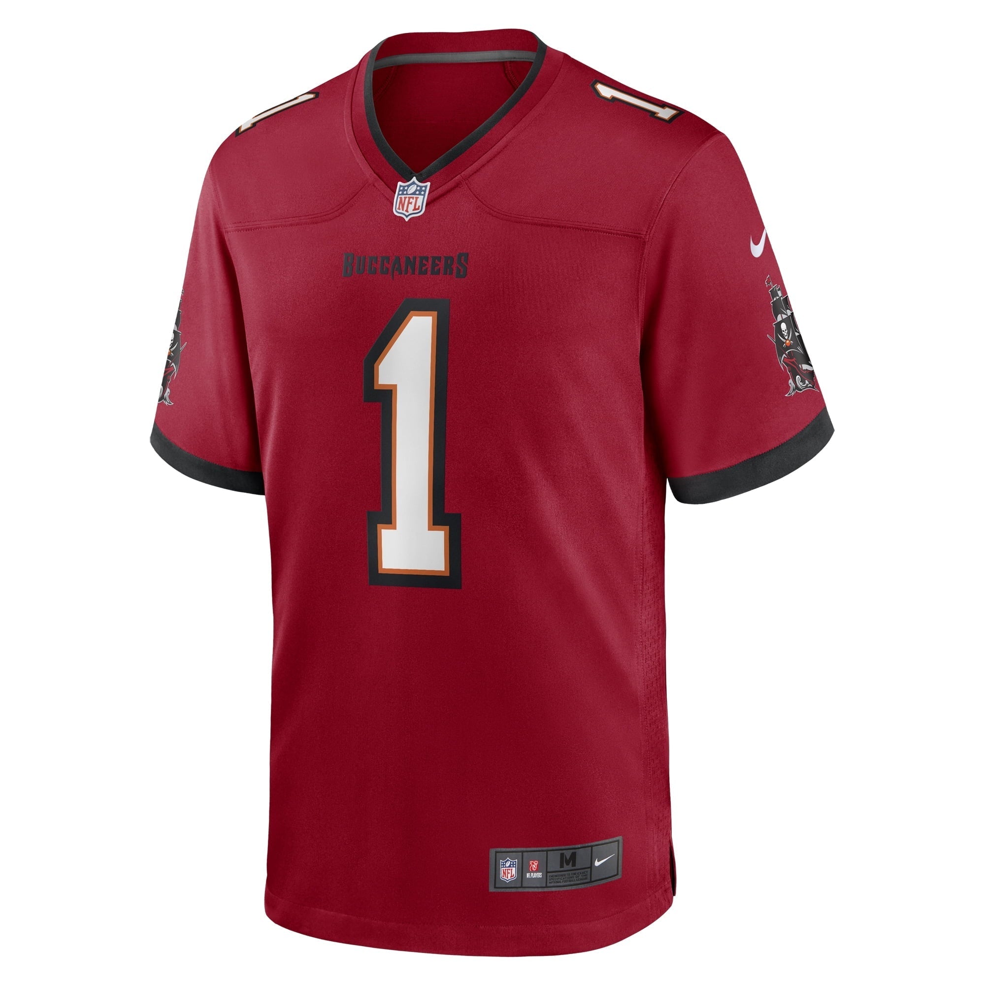 Men's Nike Number 1 Dad Red Tampa Bay Buccaneers Game Jersey - vstockx