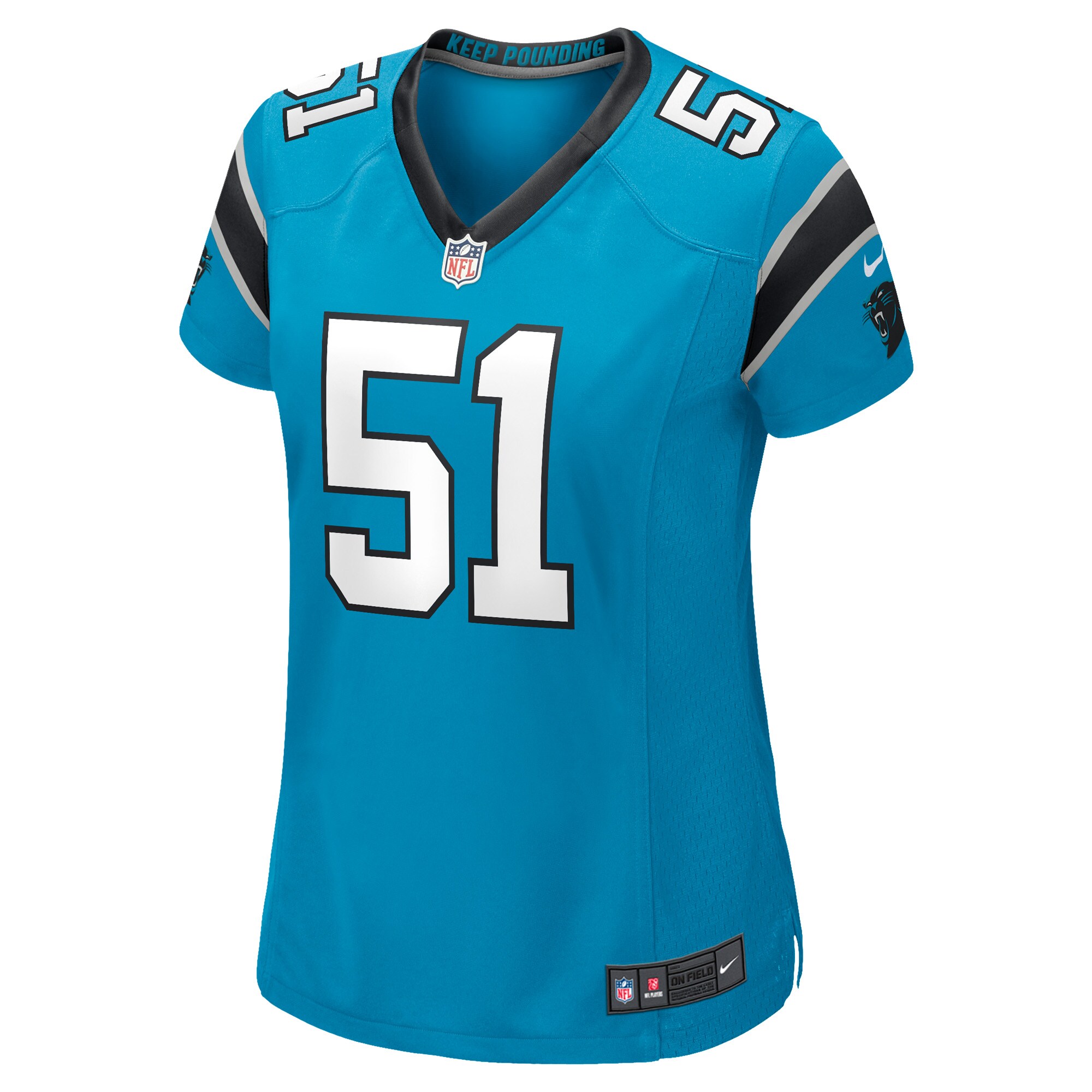 Sam Mills Carolina Panthers Nike Women's Retired Player Jersey - Blue - vstockx