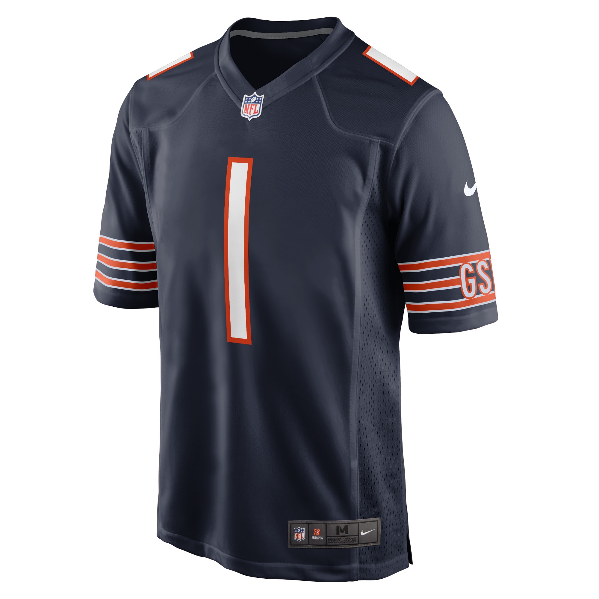Justin Fields Chicago Bears Nike Player Game Jersey - Navy - vstockx