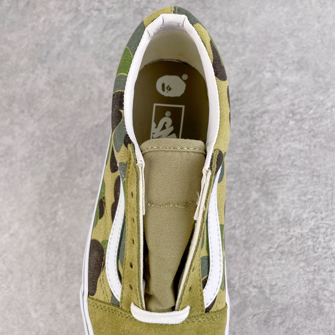 Vans Old Skool 36 DX Bape Green ABC Camo - vstockx
