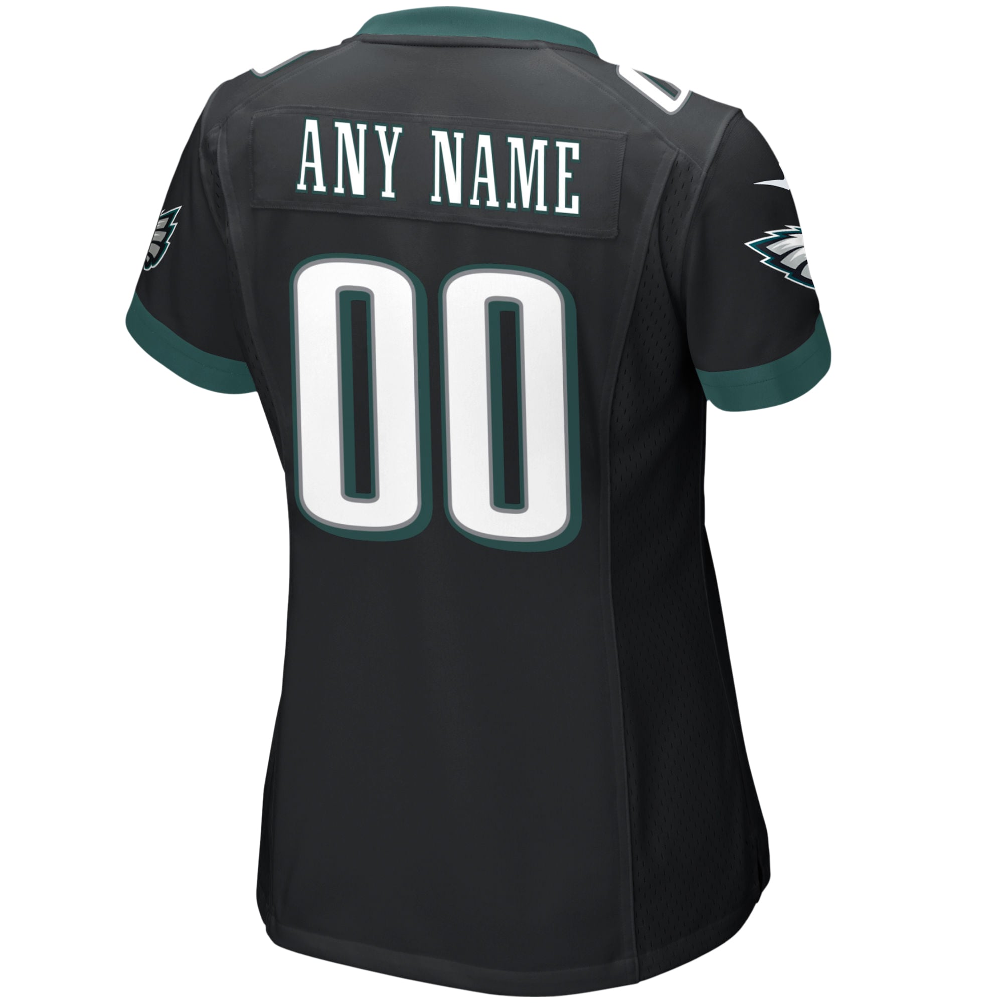 Philadelphia Eagles Nike Women's Alternate Custom Game Jersey - Black - vstockx