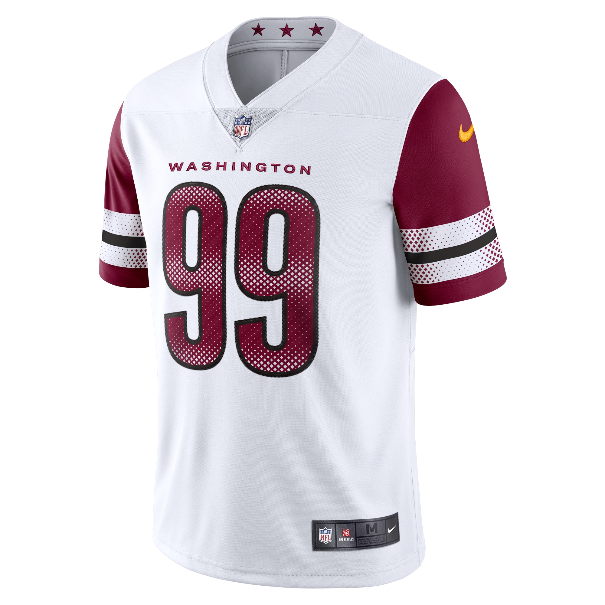 Chase Young Washington Commanders Nike Vapor Limited Jersey - White - vstockx