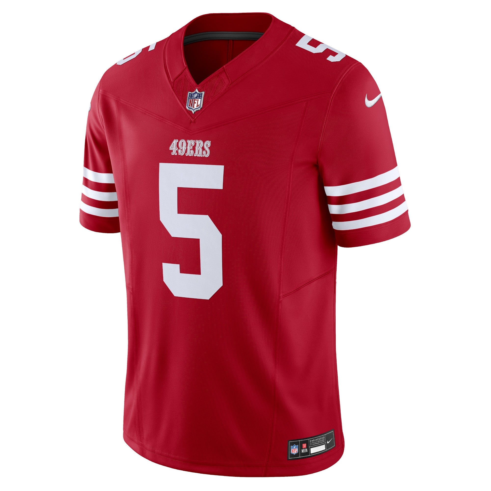 Men's Nike Trey Lance Scarlet San Francisco 49ers Vapor F.U.S.E. Limited Jersey - vstockx