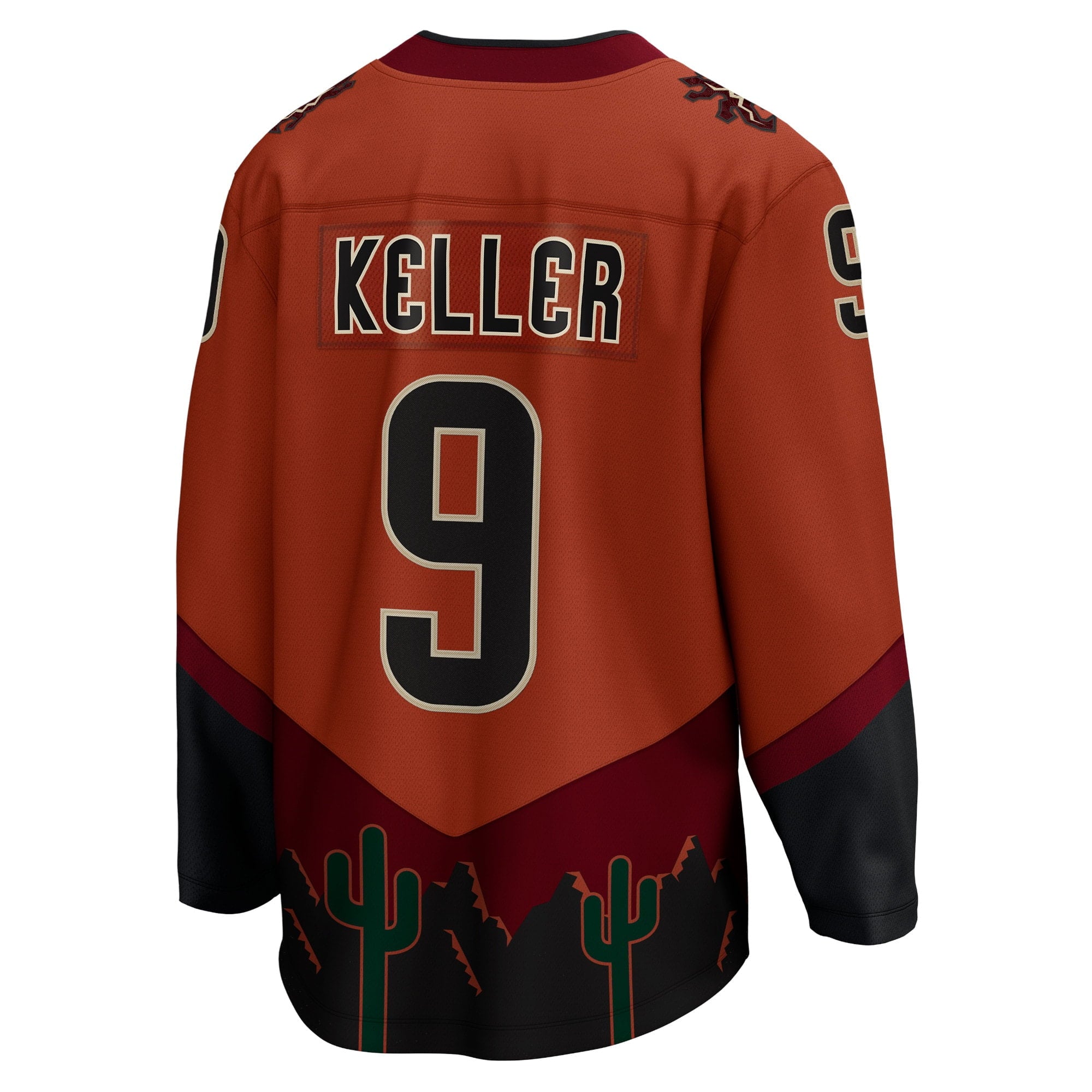Men's Fanatics Branded Clayton Keller Burnt Orange Arizona Coyotes Special Edition 2.0 Breakaway Player Jersey - vstockx
