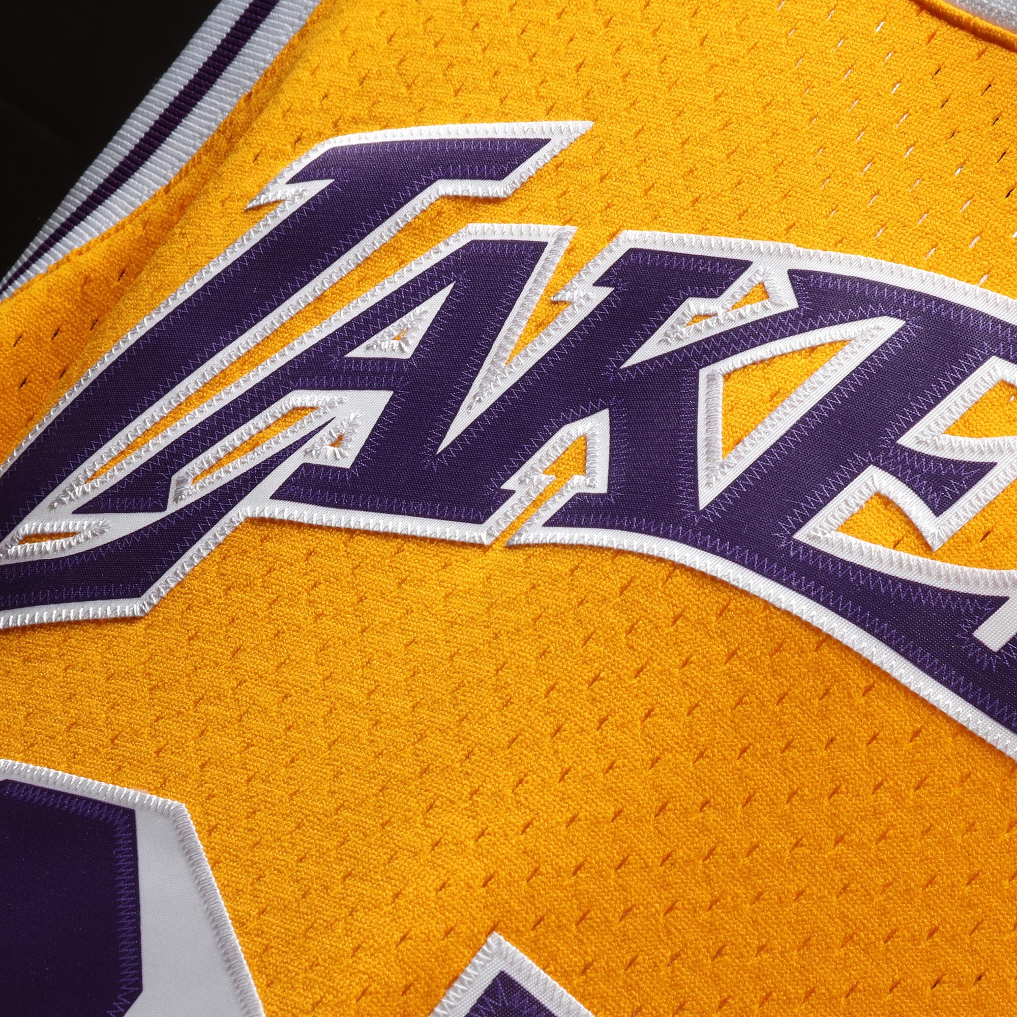 Magic Johnson Los Angeles Lakers Mitchell & Ness Hardwood Classics Swingman Jersey - Gold - vstockx