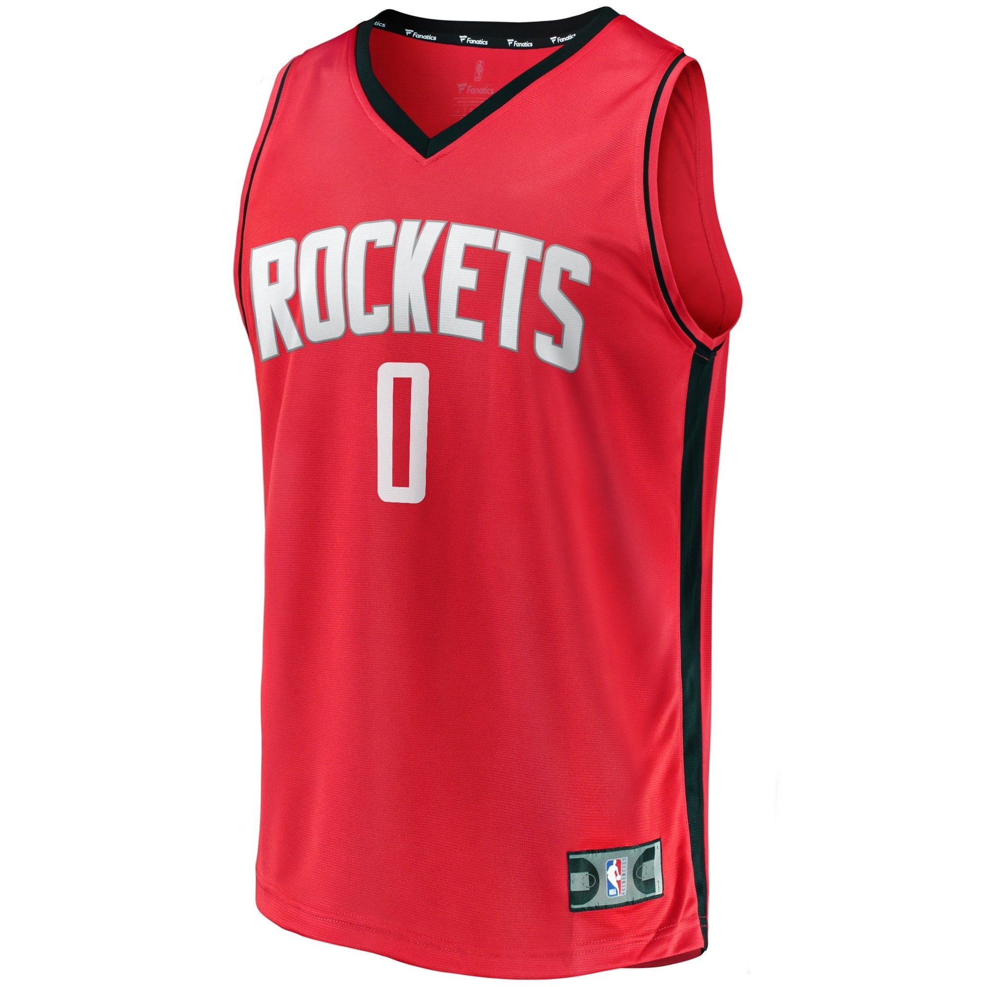 Men's Fanatics Branded Jalen Green Red Houston Rockets 2021 NBA Draft First Round Pick Fast Break Replica Jersey - Icon - vstockx