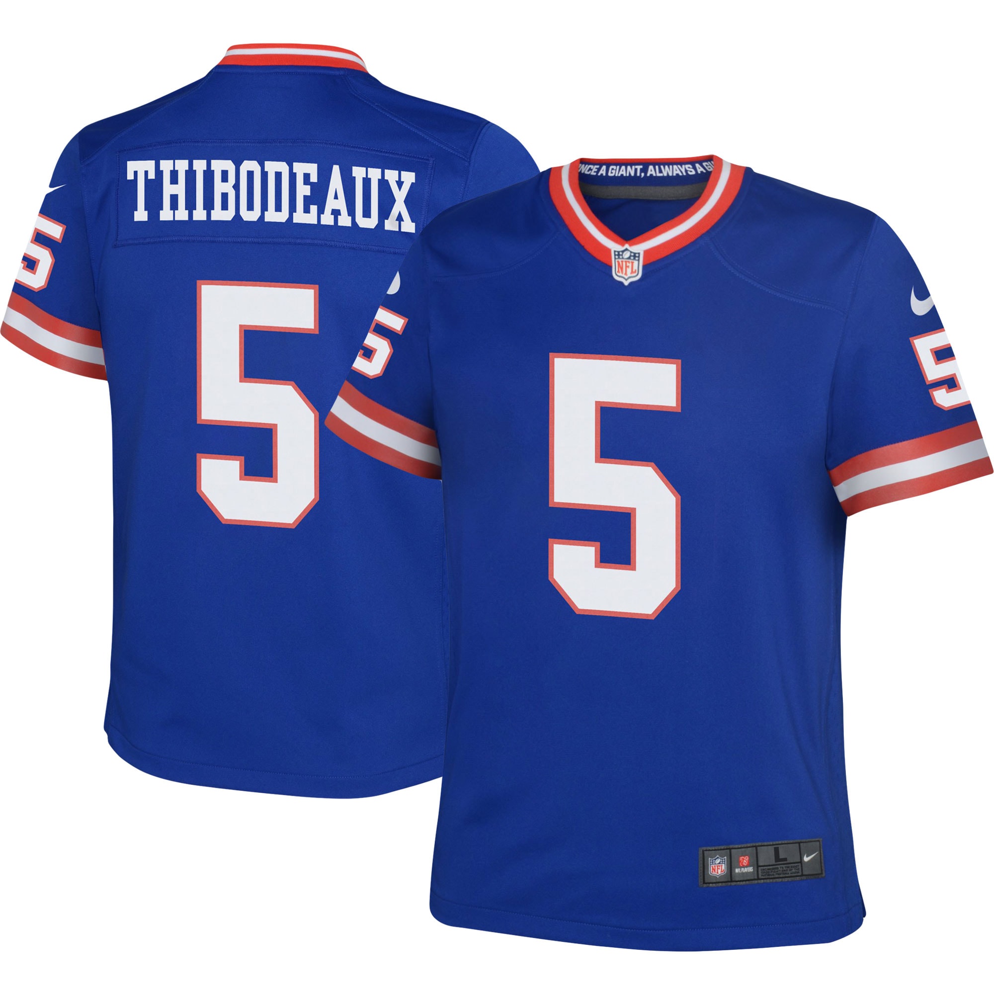 Kayvon Thibodeaux New York Giants Nike Youth Game Jersey - Royal - vstockx