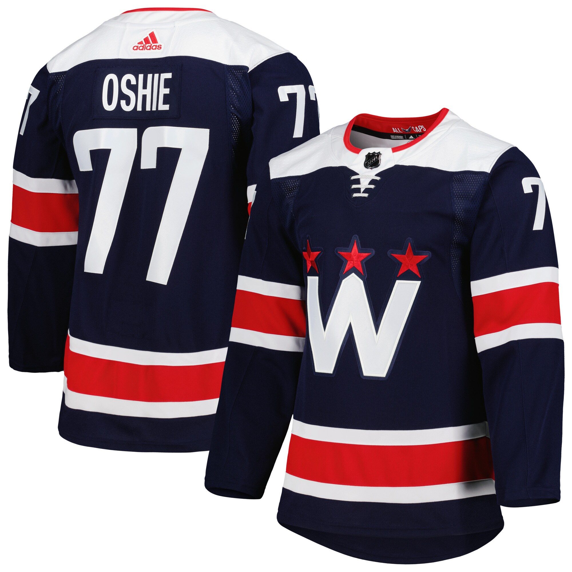 TJ Oshie Washington Capitals adidas Alternate Primegreen Authentic Pro Player Jersey - Navy - vstockx