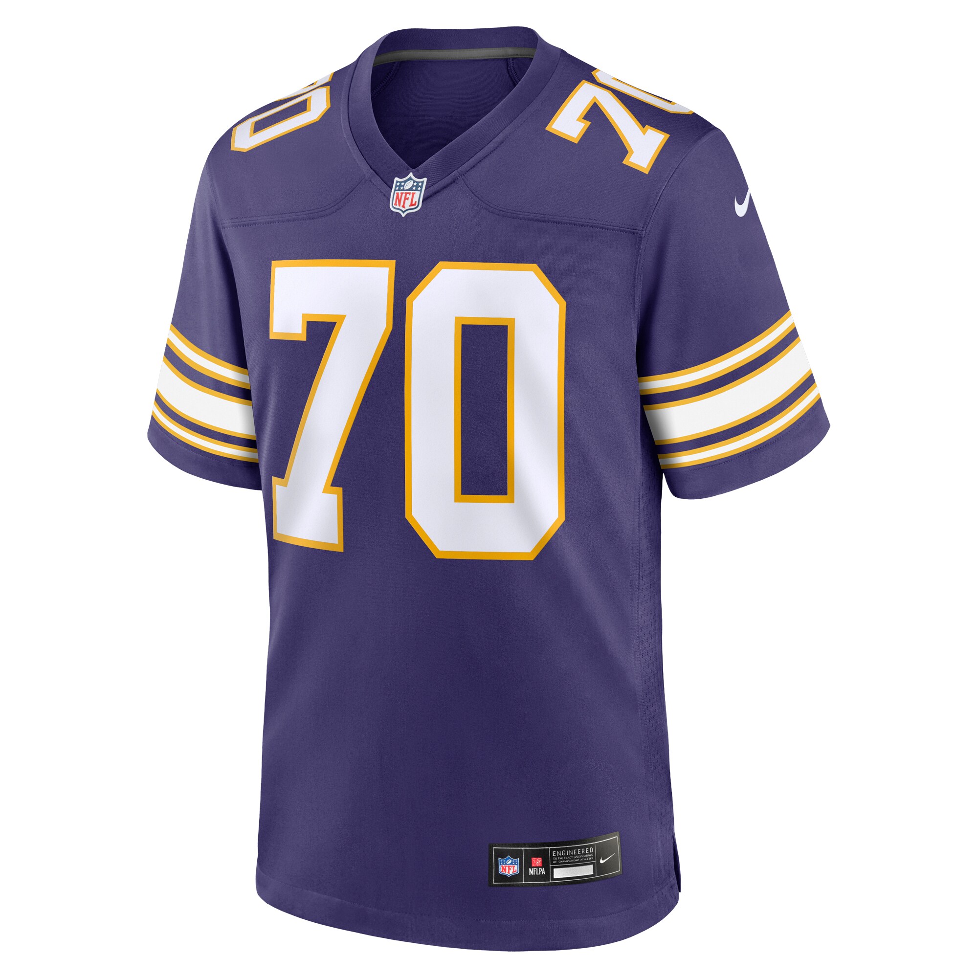 Jim Marshall Minnesota Vikings Nike Classic Retired Player Jersey - Purple - vstockx
