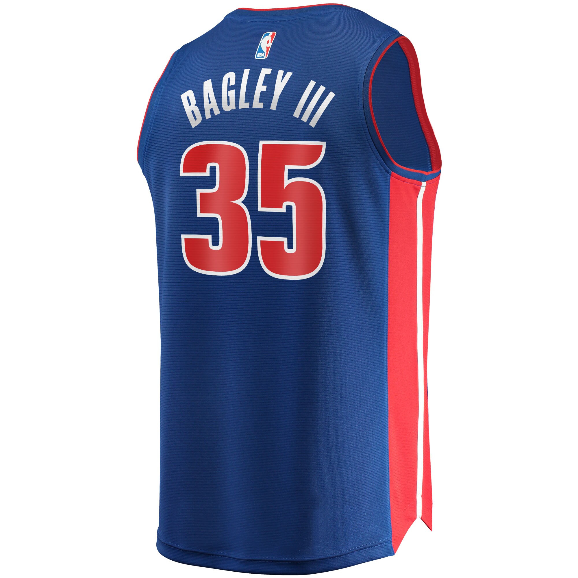 Marvin Bagley III Detroit Pistons Fanatics Branded 2021/22 Fast Break Replica Jersey - Icon Edition - Blue - vstockx