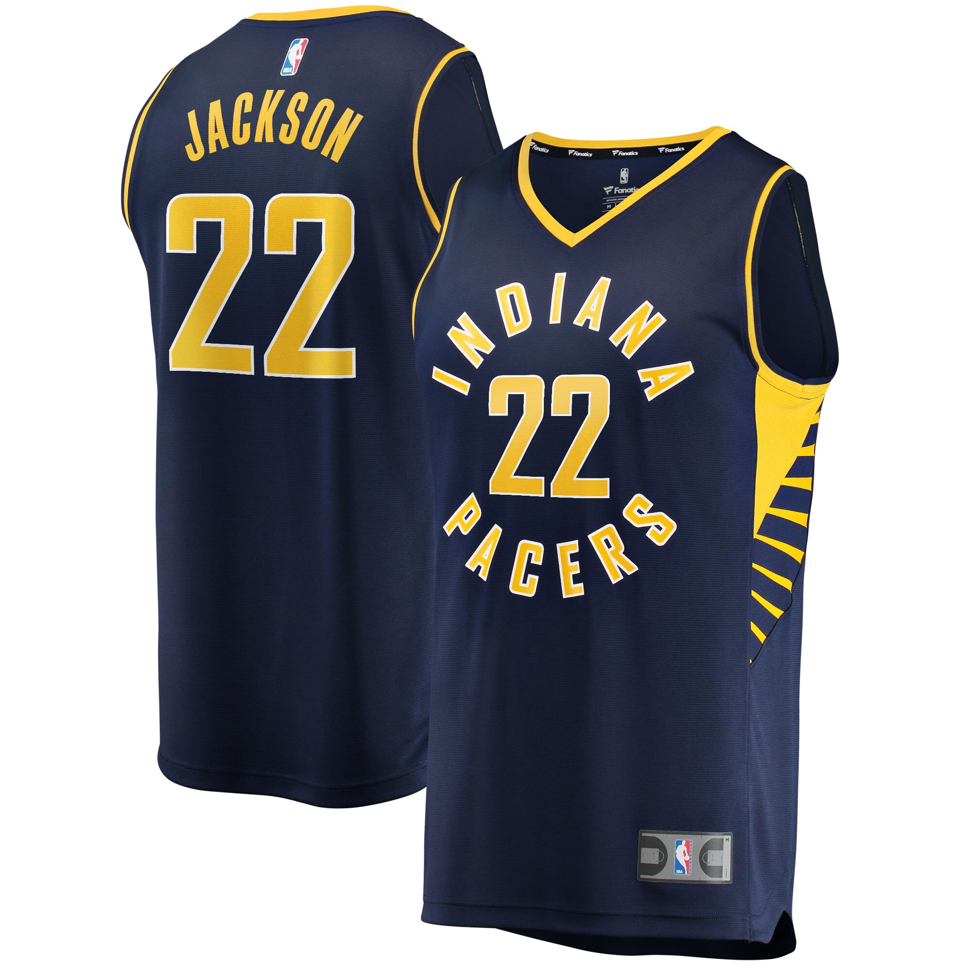Isaiah Jackson Indiana Pacers Fanatics Branded 2021/22 Fast Break Replica Player Jersey - Icon Edition - Navy - vstockx