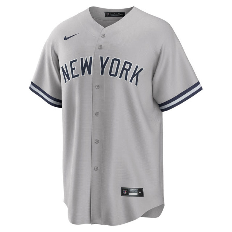 Men's New York Yankees Joe DiMaggio Replica Road Jersey - Gray - vstockx