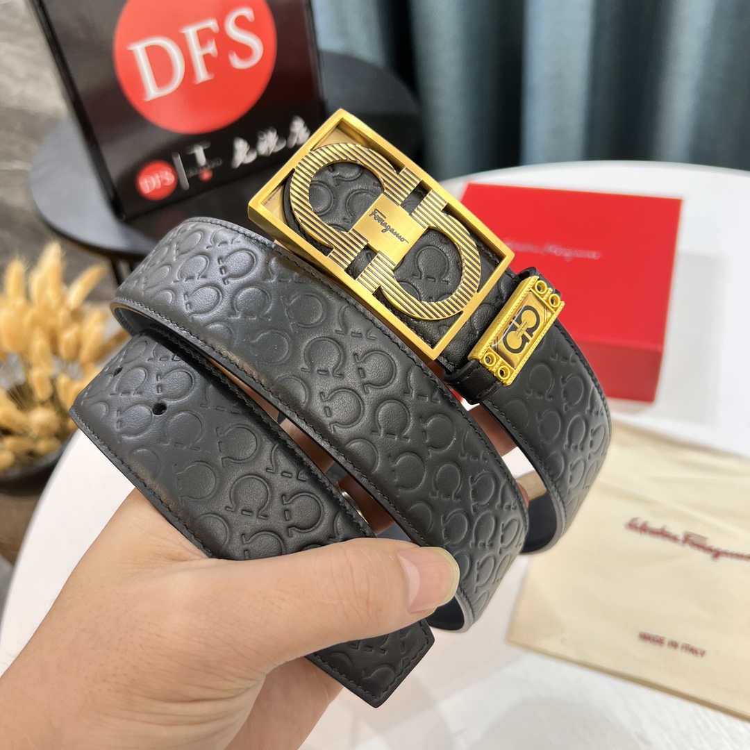 Streetwear Belt Ferragamo 320119 size:3.5cm - vstockx