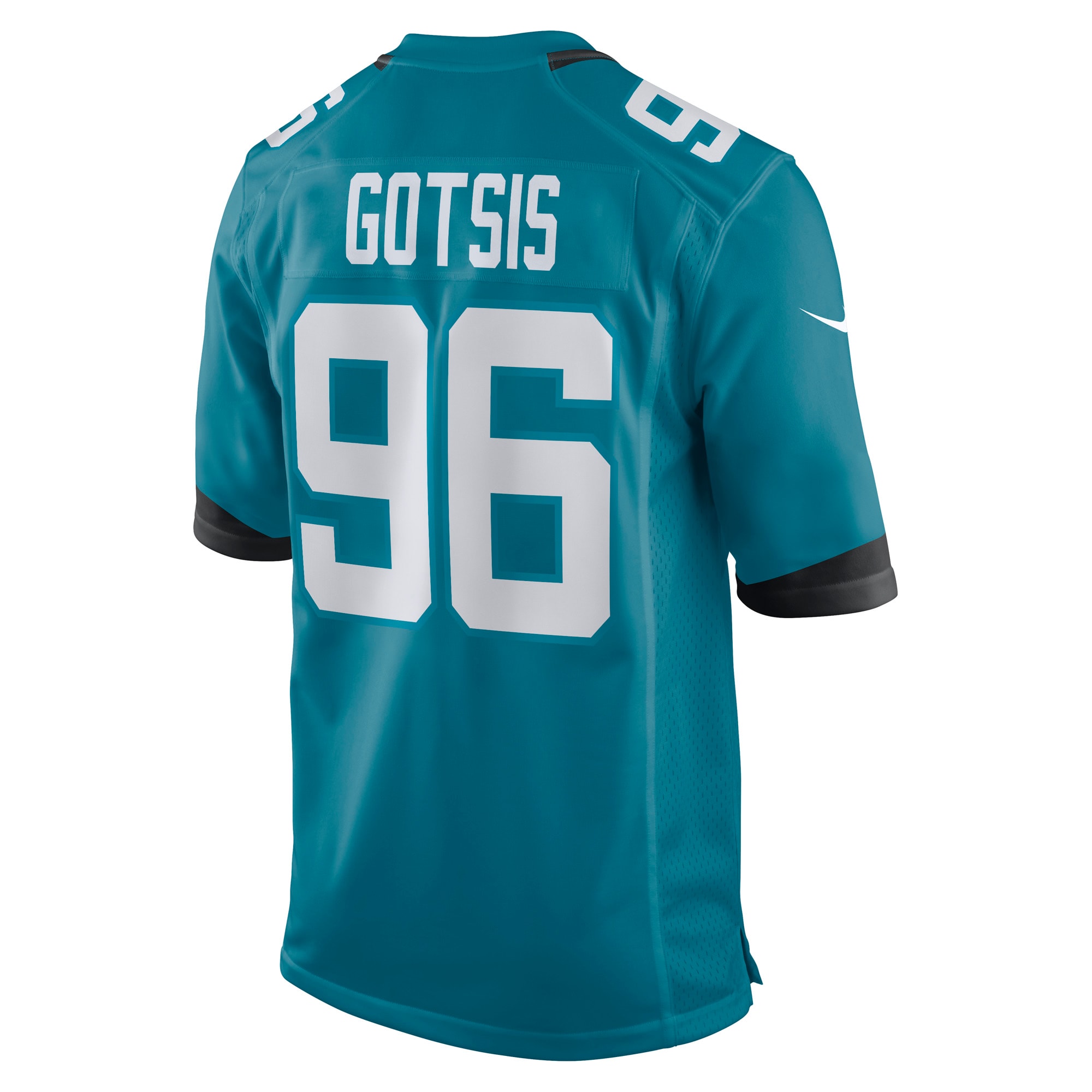 Adam Gotsis Jacksonville Jaguars Nike Game Jersey - Teal - vstockx