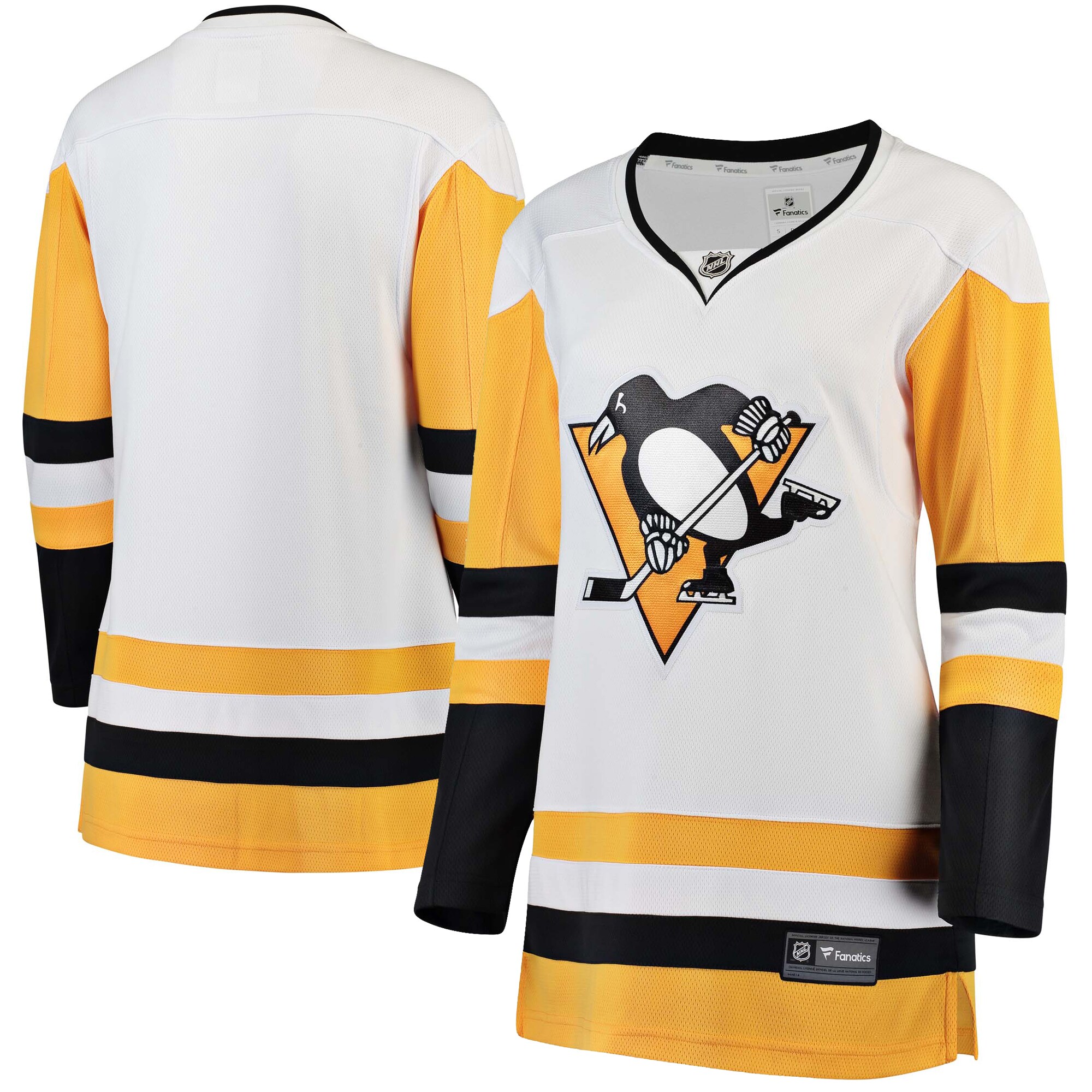 Pittsburgh Penguins Fanatics Branded Women's Away Breakaway Jersey - White - vstockx