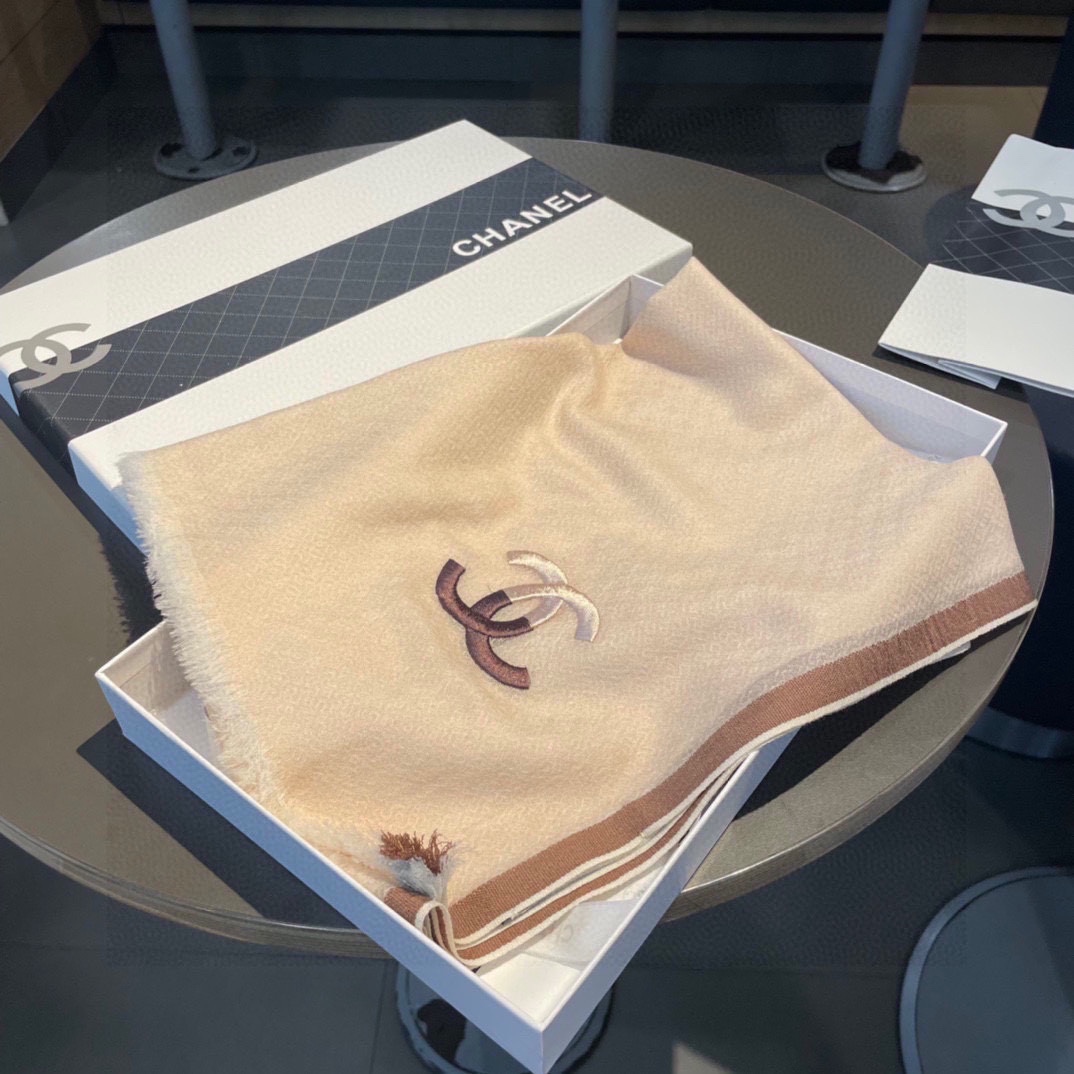 Streetwear Scarf CHANEL 329006 SIZE:105*180cm - vstockx