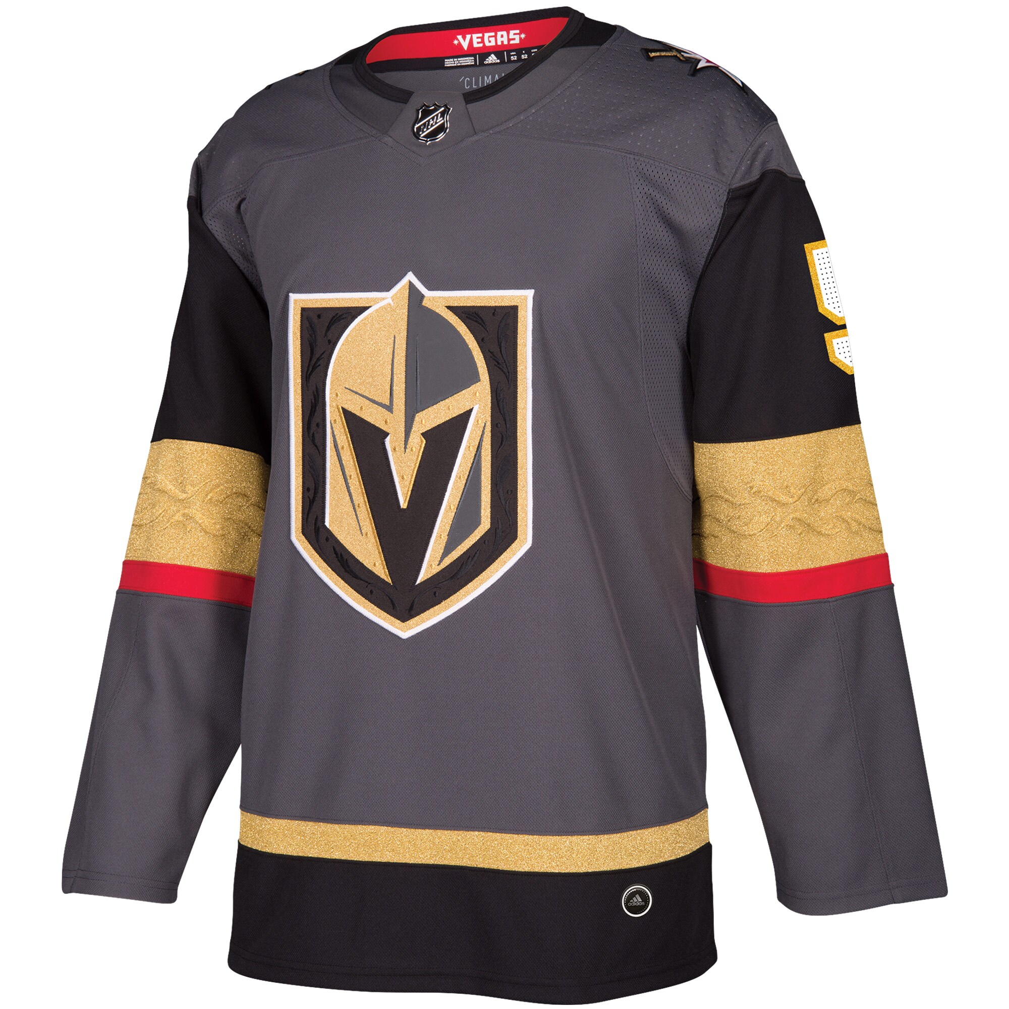 Deryk Engelland Vegas Golden Knights adidas Alternate Authentic Player Jersey - Gray - vstockx