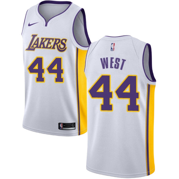 Men's Los Angeles Lakers Jerry West Association Jersey - White - vstockx