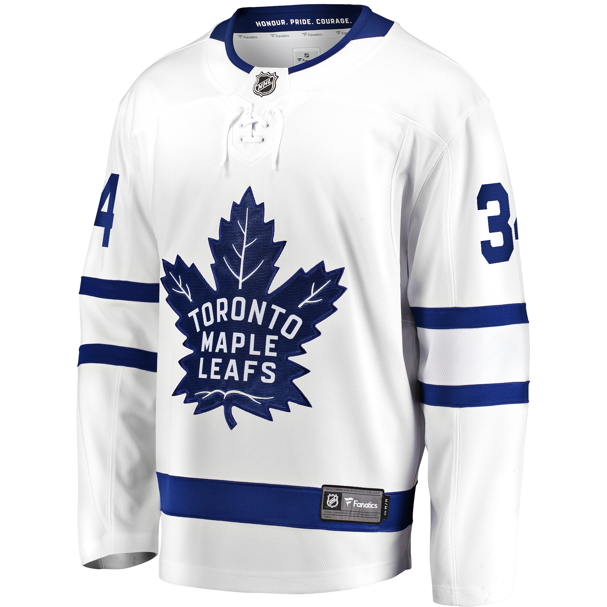 Toronto Maple Leafs Auston Matthews Fanatics Branded Away Premier Breakaway Player Jersey - White - vstockx