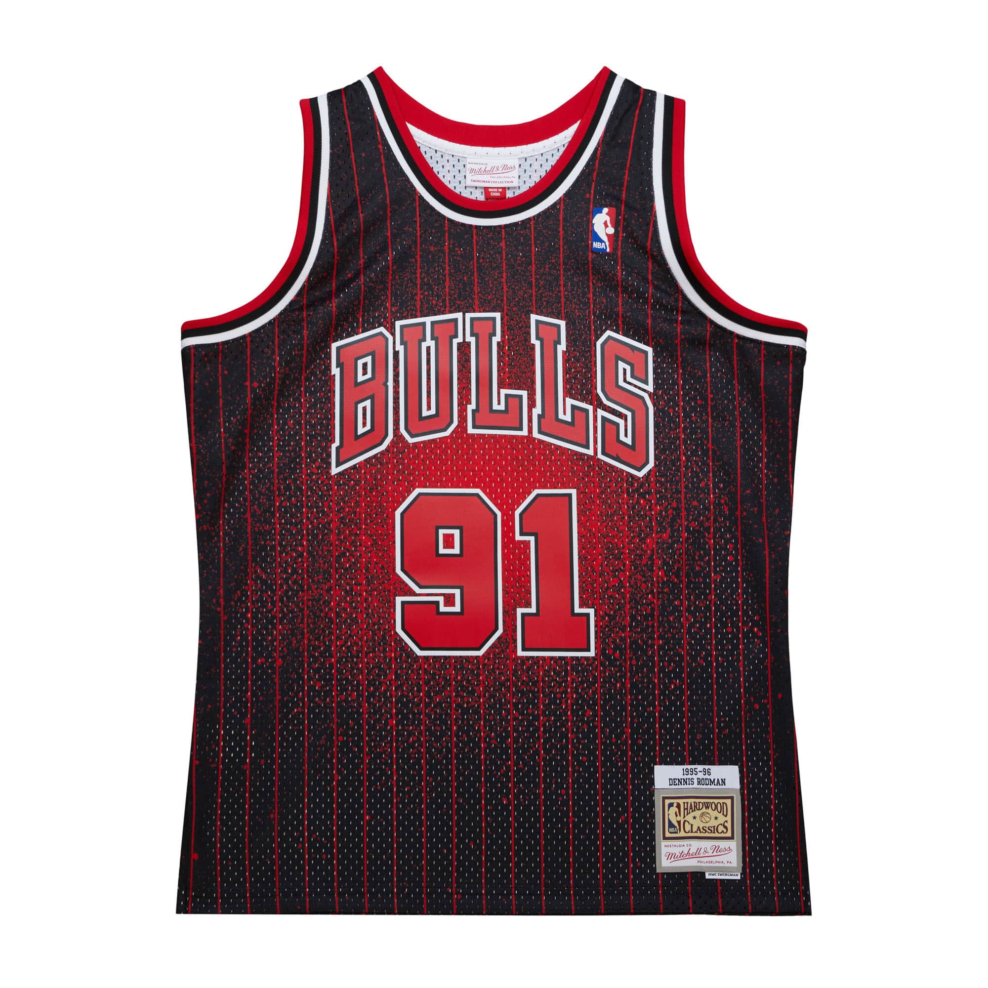 Re-Take Swingman Dennis Rodman Chicago Bulls 1995-96 Jersey - vstockx