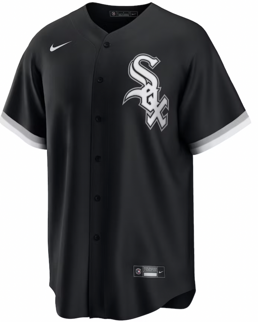 Men's Bo Jackson Chicago White Sox Black Alternate Premium Stitch Replica Jersey - vstockx