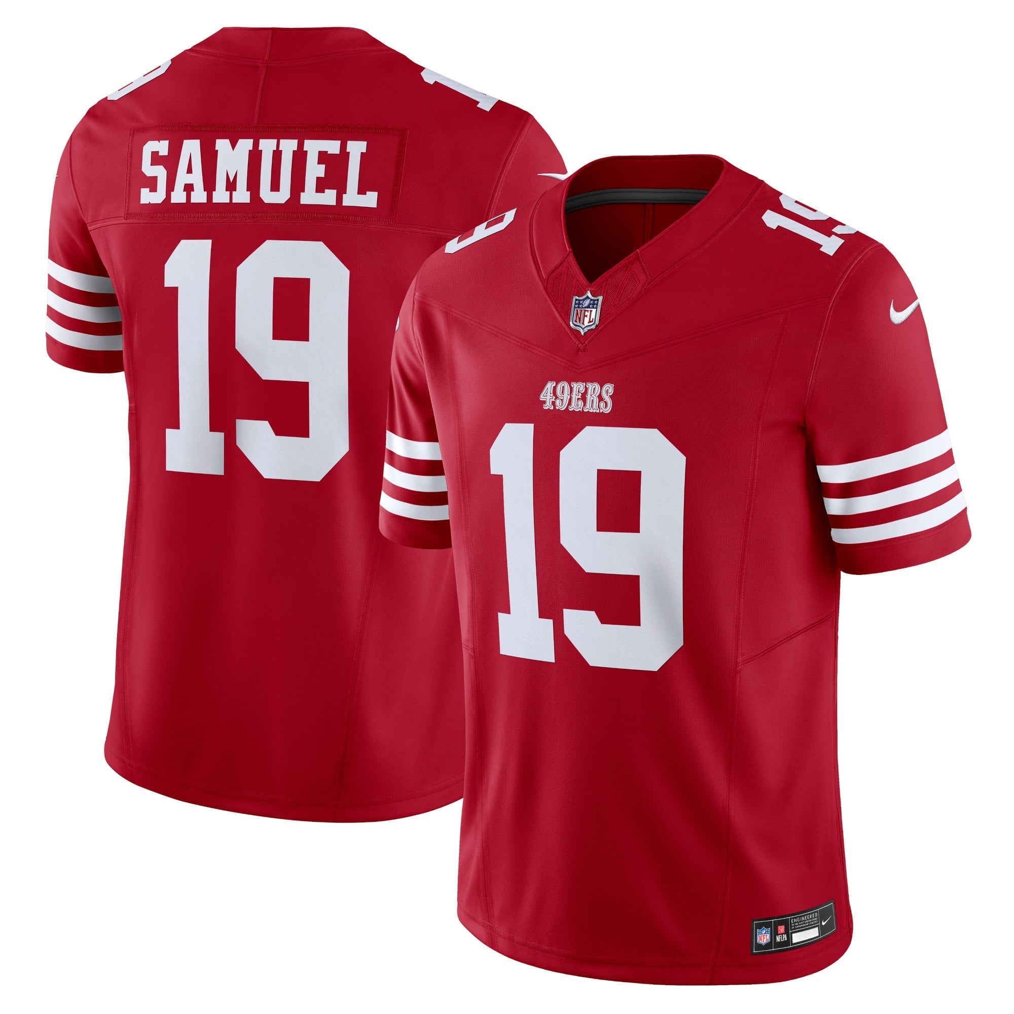 Men's Nike Deebo Samuel Scarlet San Francisco 49ers Vapor F.U.S.E. Limited Jersey - vstockx