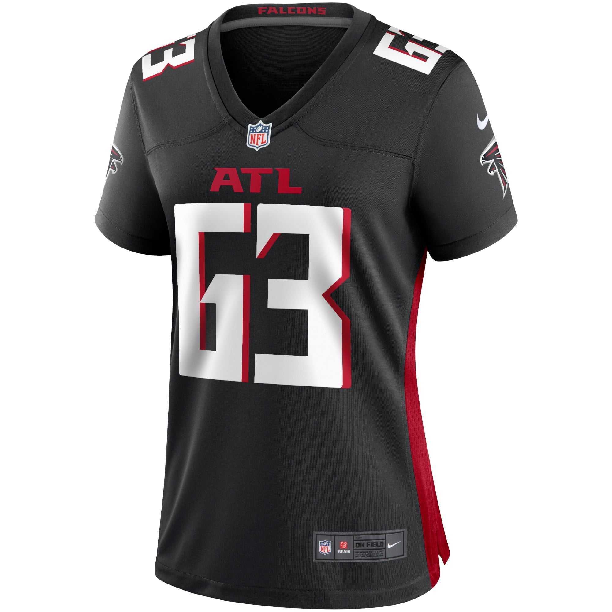 Women's Nike Chris Lindstrom Black Atlanta Falcons Game Jersey - vstockx
