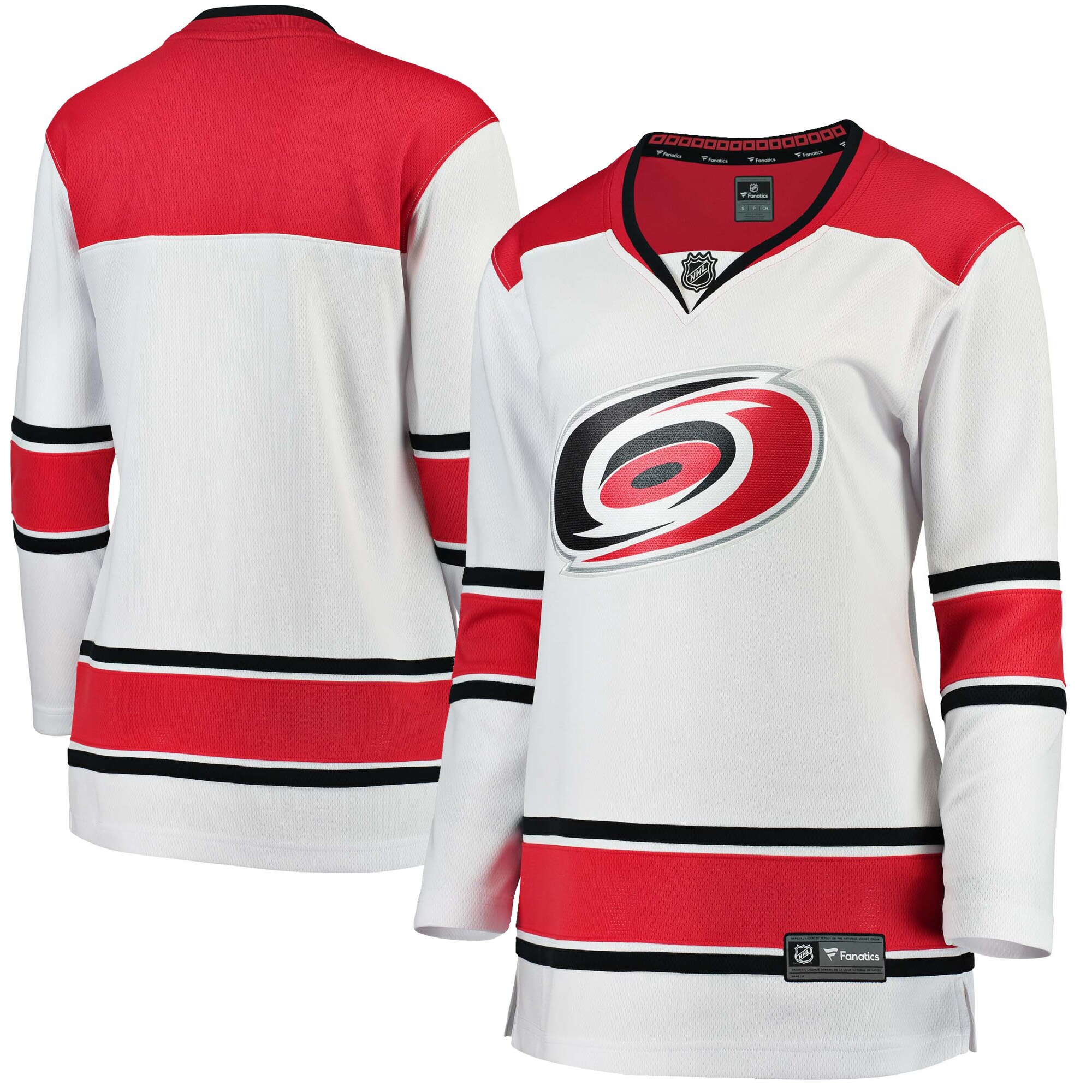 Carolina Hurricanes Fanatics Branded Women's Away Breakaway Jersey - White - vstockx