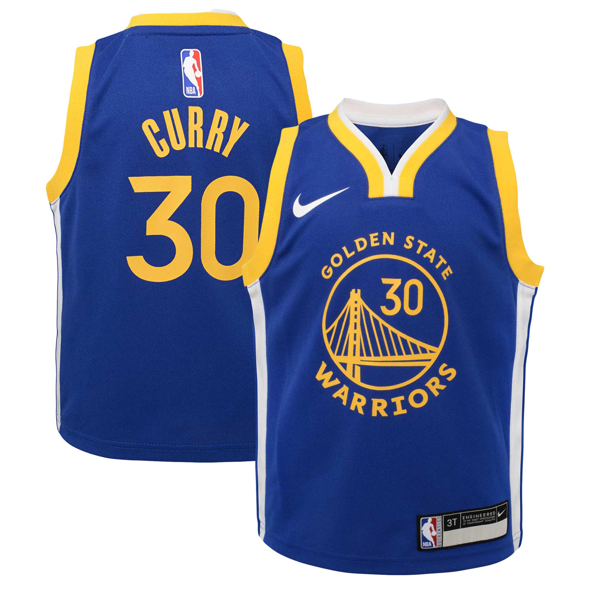 Stephen Curry Golden State Warriors Nike Toddler Swingman Player Jersey - Icon Edition - Royal - vstockx