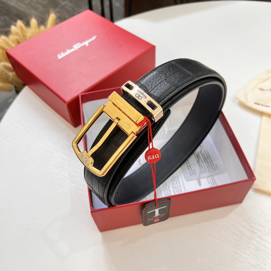 Streetwear Belt Ferragamo 319707 size:3.5cm - vstockx