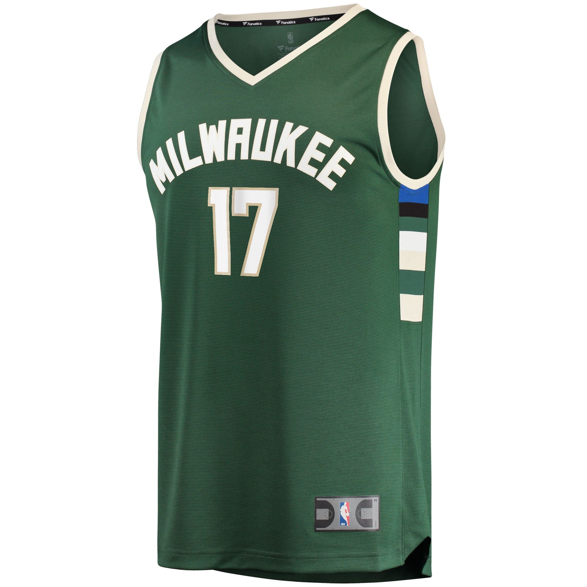 Men's Fanatics Branded Hugo Besson Green Milwaukee Bucks 2021/22 Fast Break Replica Jersey - Icon Edition - vstockx