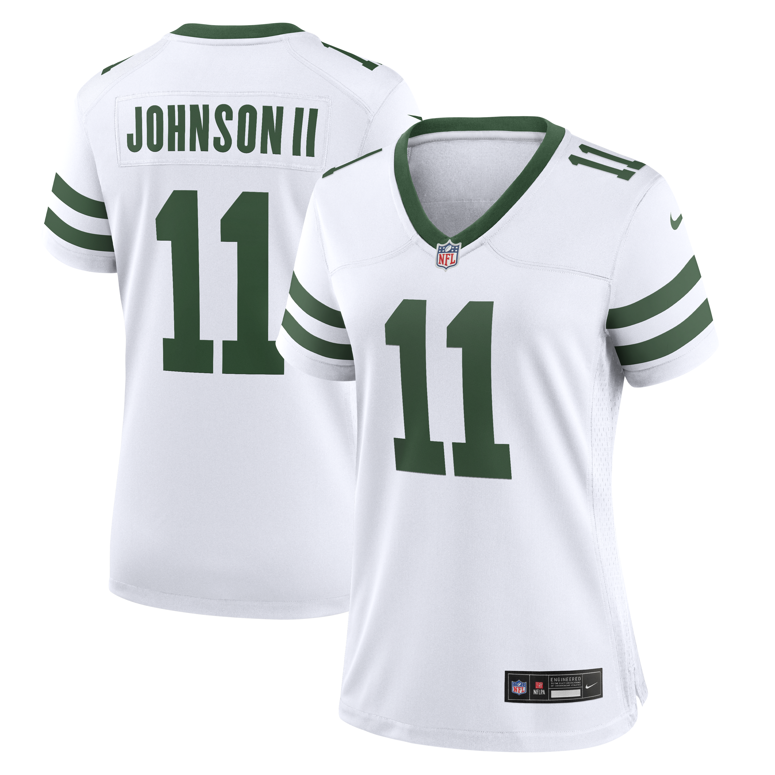 Jermaine Johnson II New York Jets Nike Women's Alternate Game Jersey - Spotlight White - vstockx