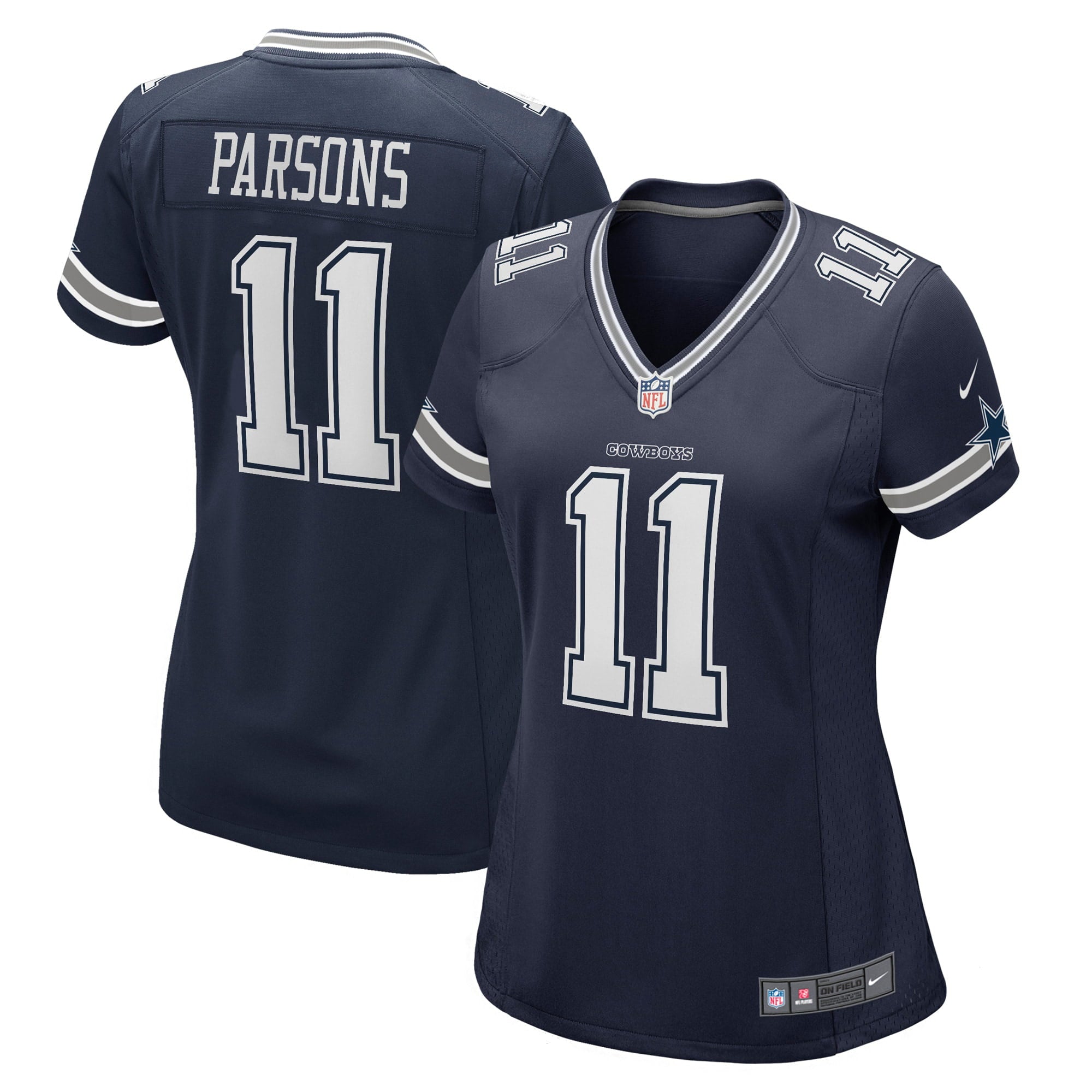 Women's Nike Micah Parsons Navy Dallas Cowboys Game Jersey - vstockx